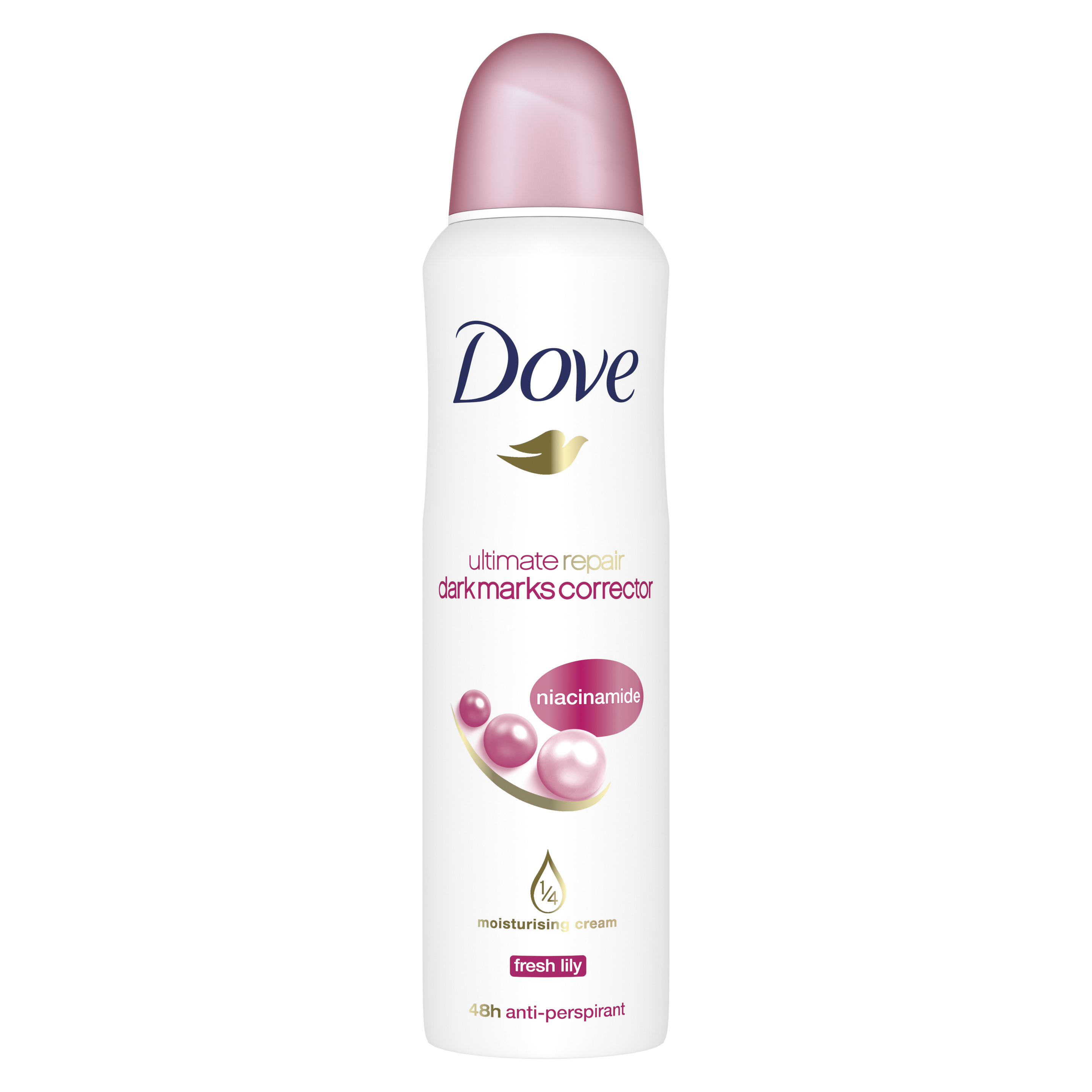 Dove Aerosol Ultimate Repair Dark Marks Corrector Fresh Lily Deodorant Spray 150ml
