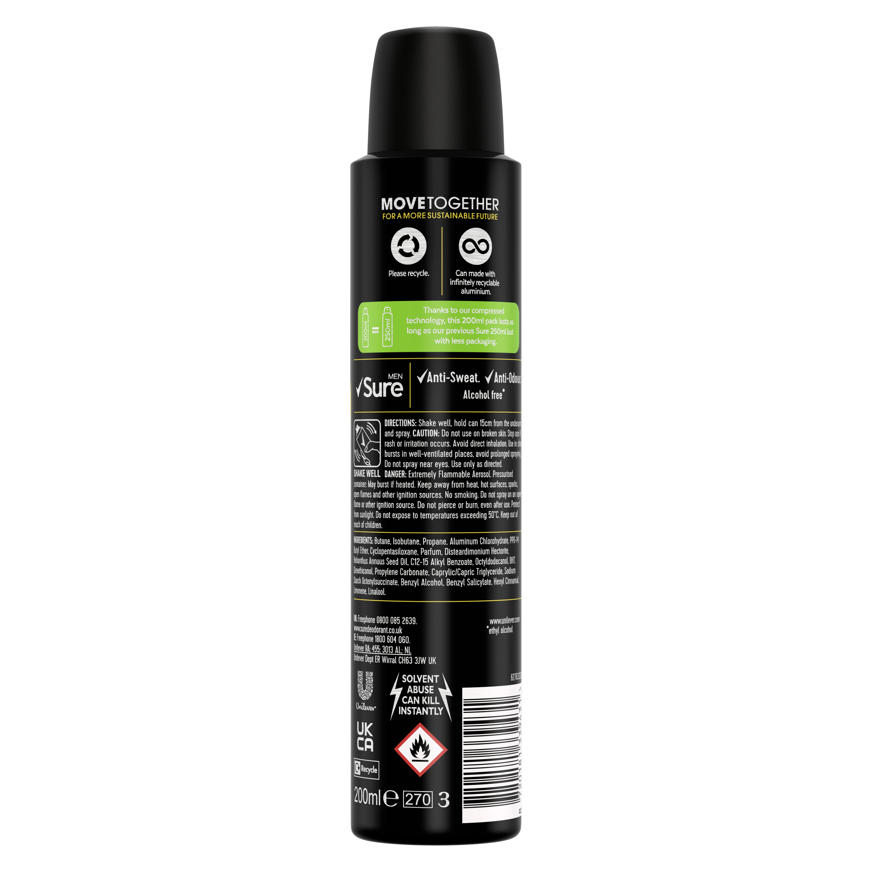 Sure Men 48hr Sport Defence Antiperspirant Deodorant Spray
