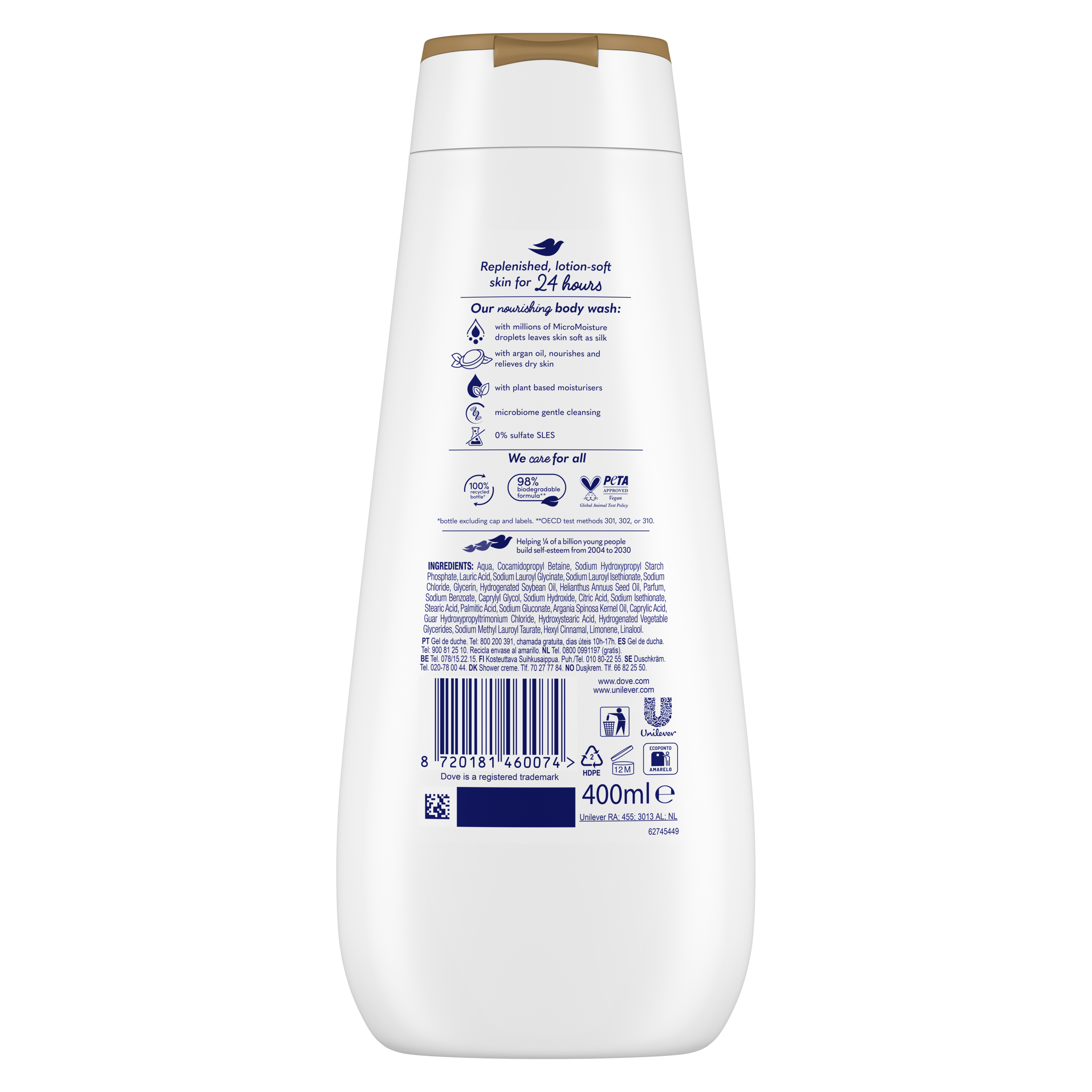 Con Aceite de Argán 400ml