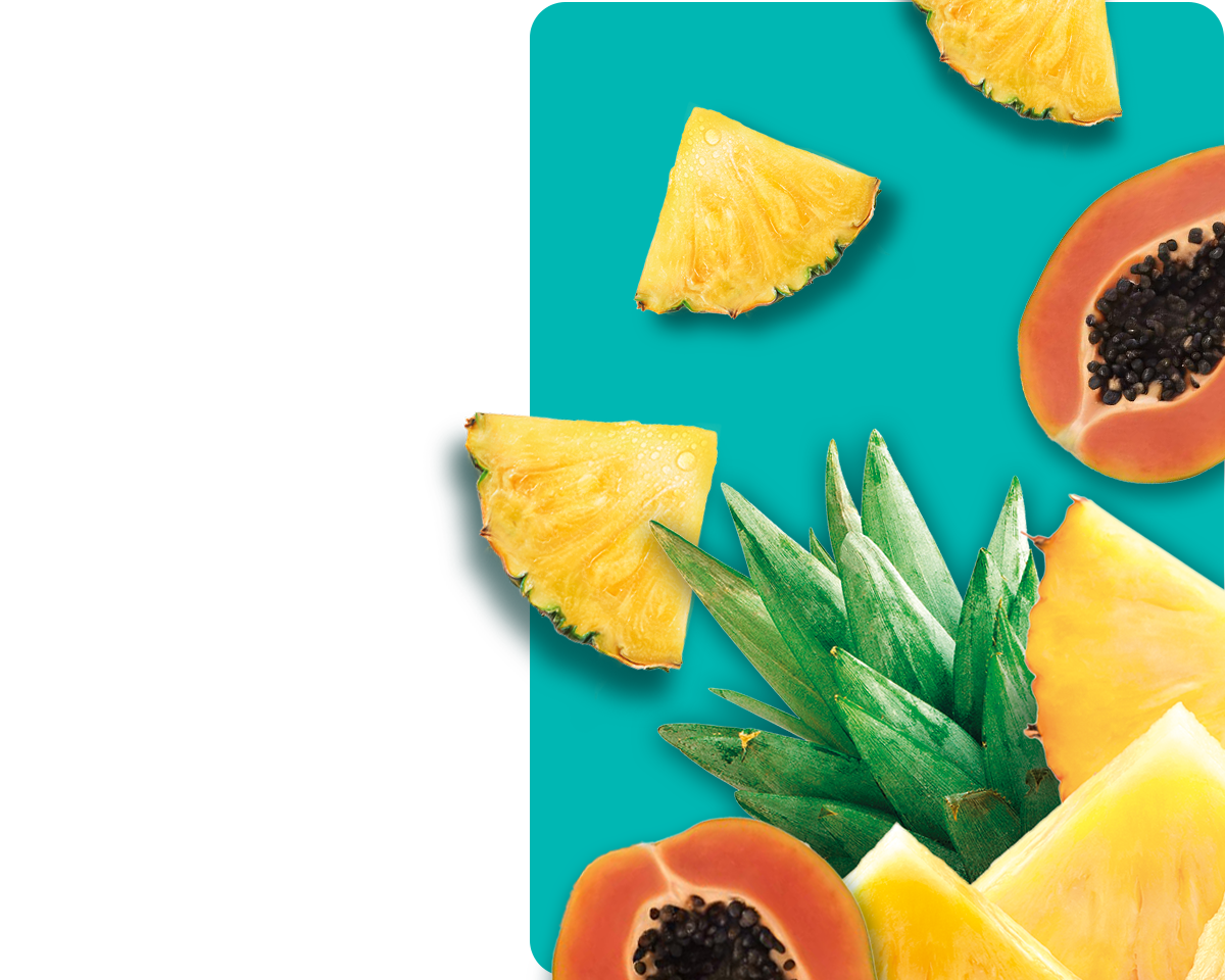 Pineapple and Papaya