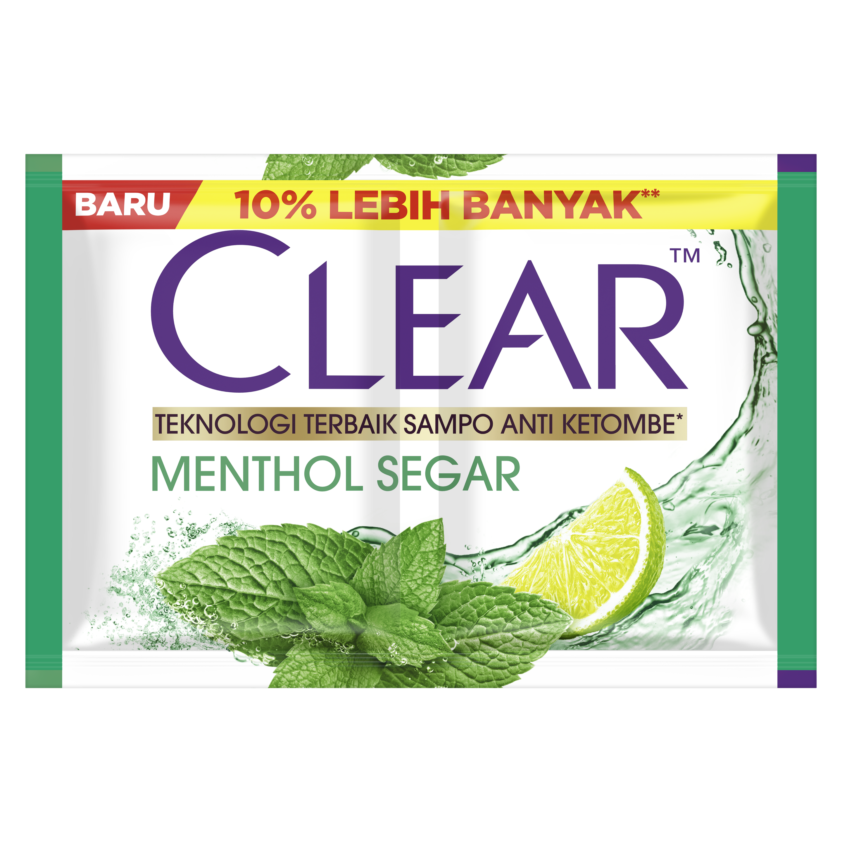CLEAR Shampoo Menthol Segar Sachet 10 mL