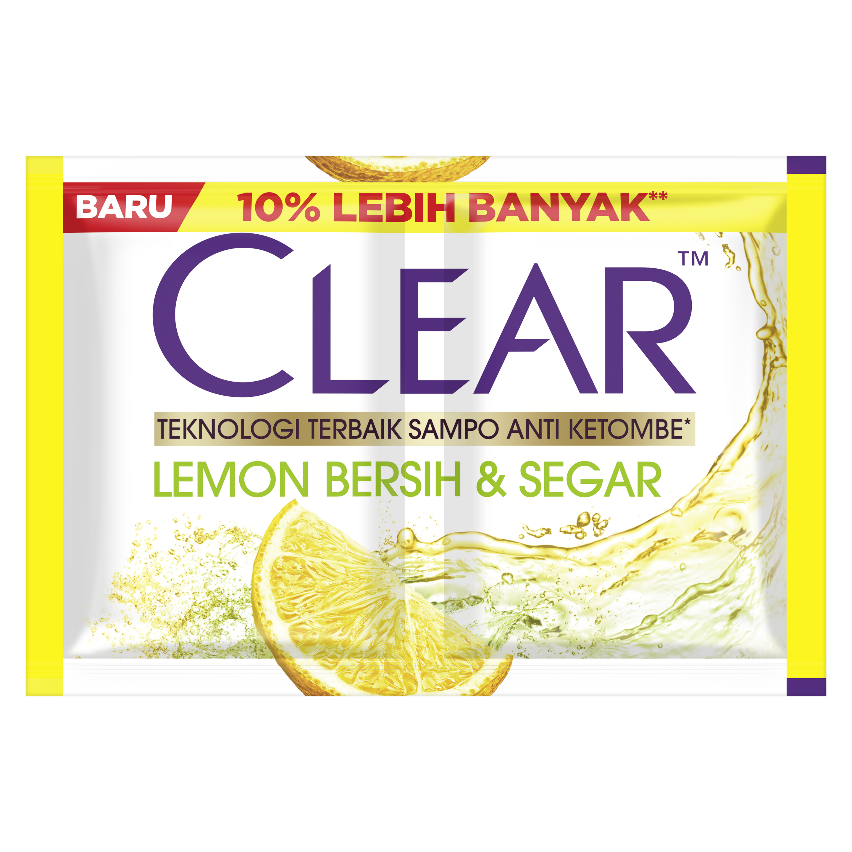 CLEAR Shampoo Lemon Bersih & Segar Sachet 10 mL