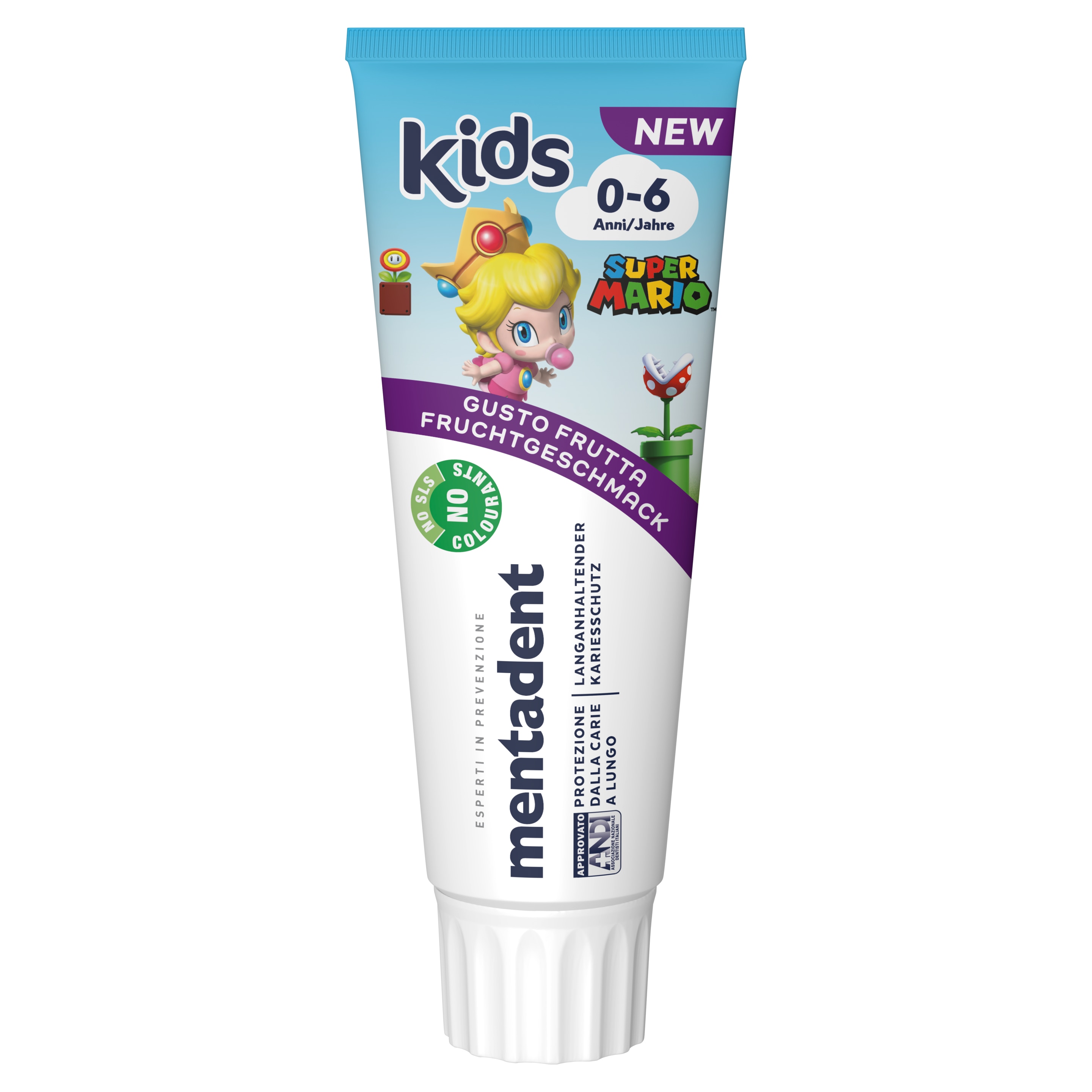 MENTADENT Dentifricio Kids 0-6 Anni Gusto Frutta