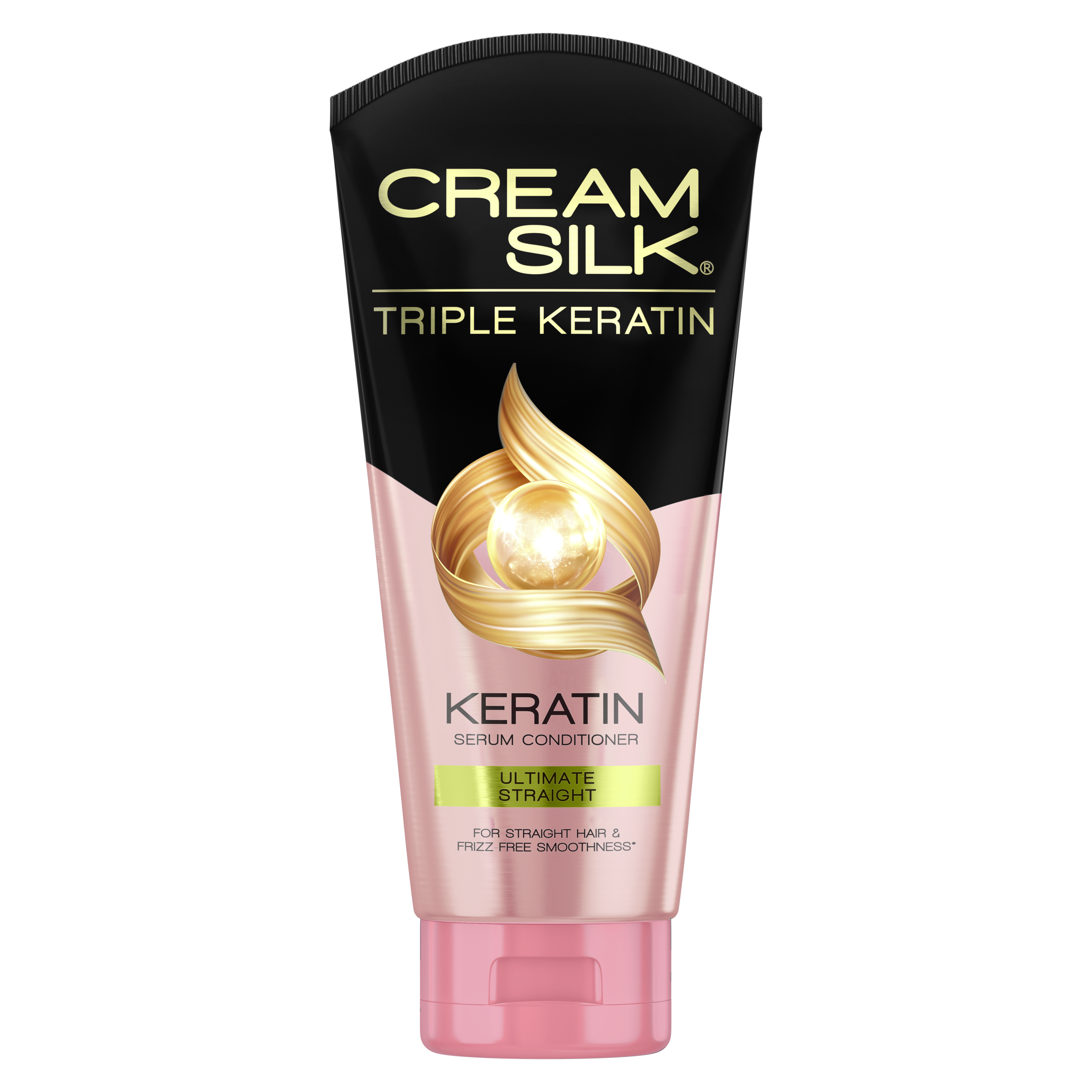 Cream Silk Triple Keratin Ultimate Straight Serum Conditioner