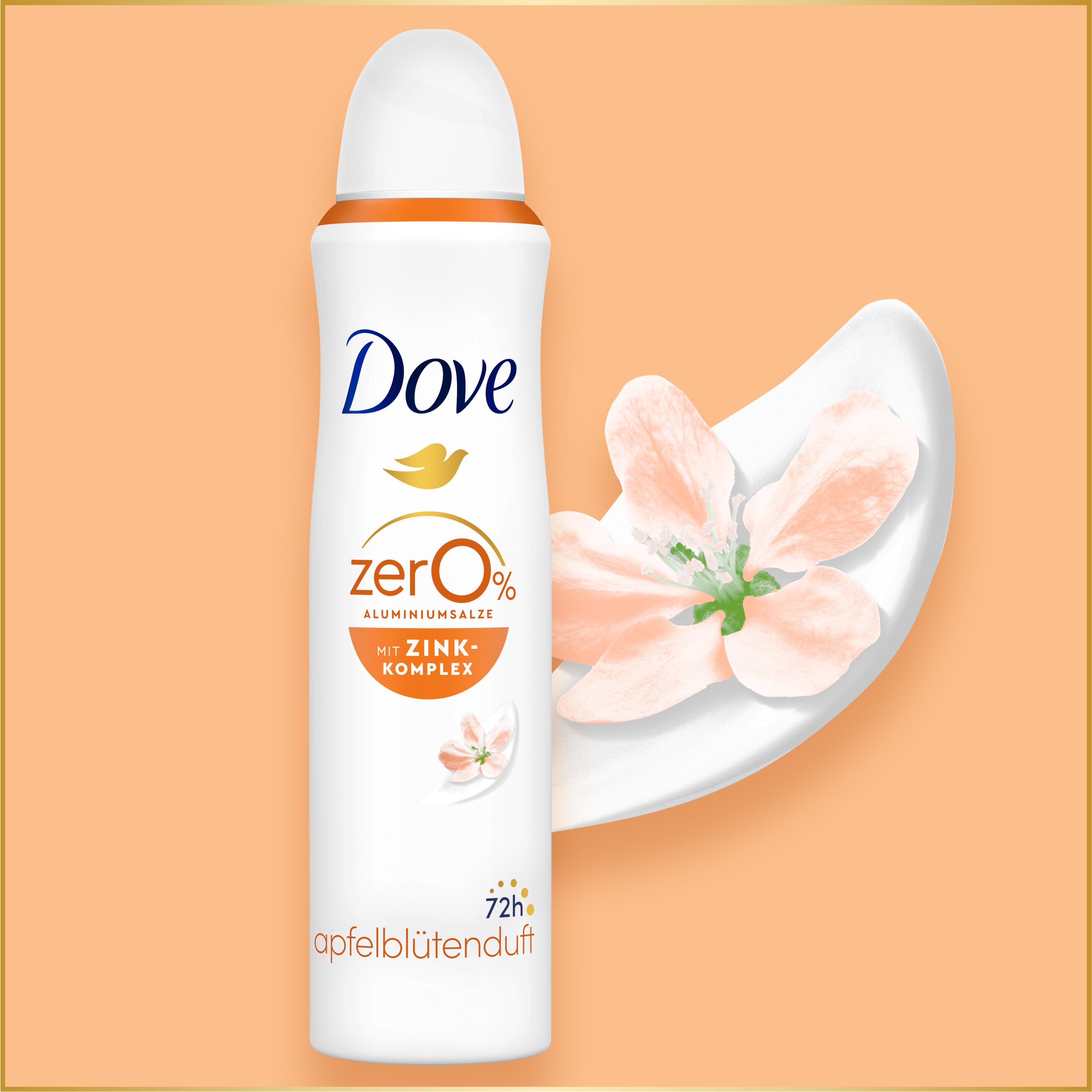 Apfelblütenduft 0% Aluminiumsalze mit Zink-Komplex Deodorant Spray