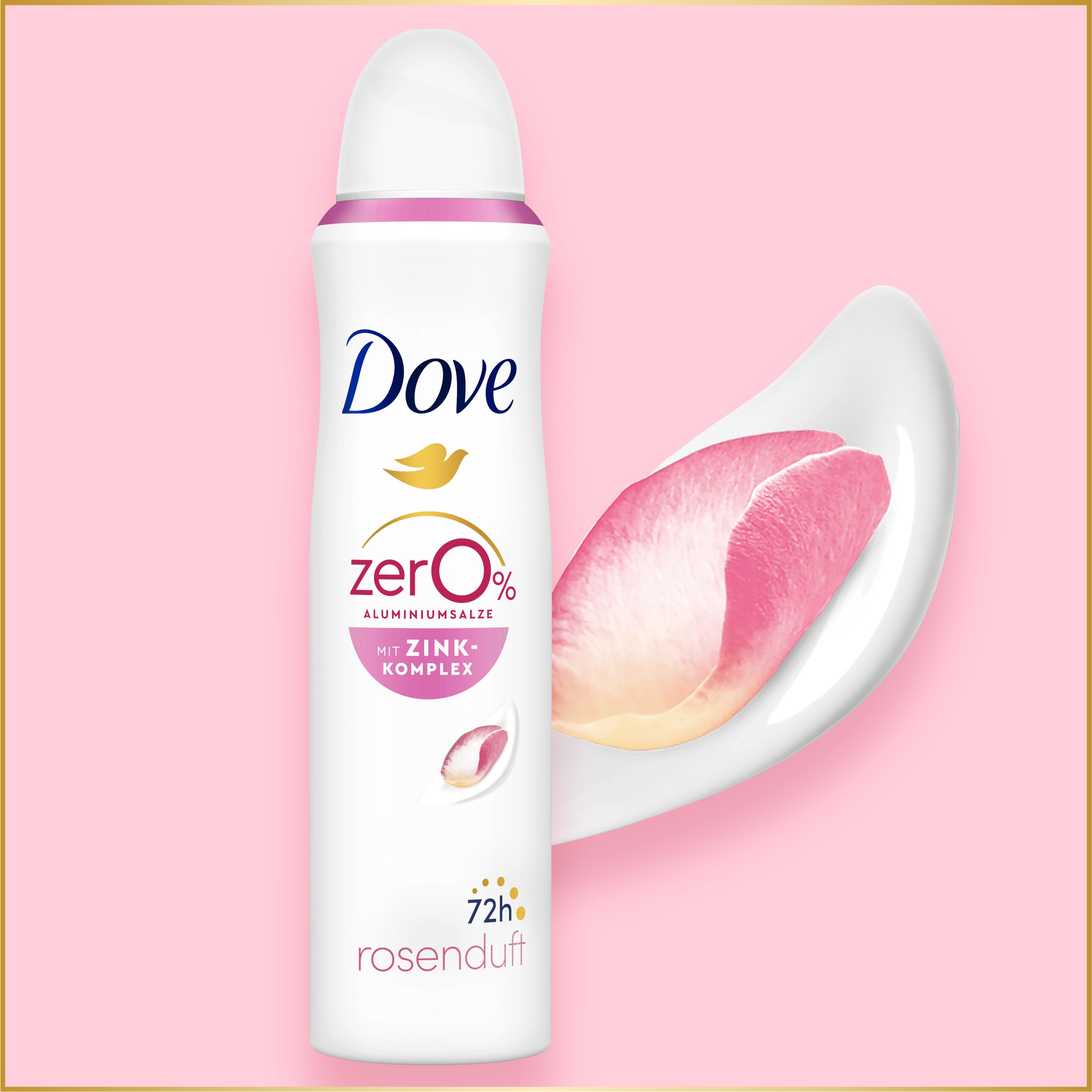 Rosenduft 0% Aluminiumsalze mit Zink-Komplex Deodorant Spray
