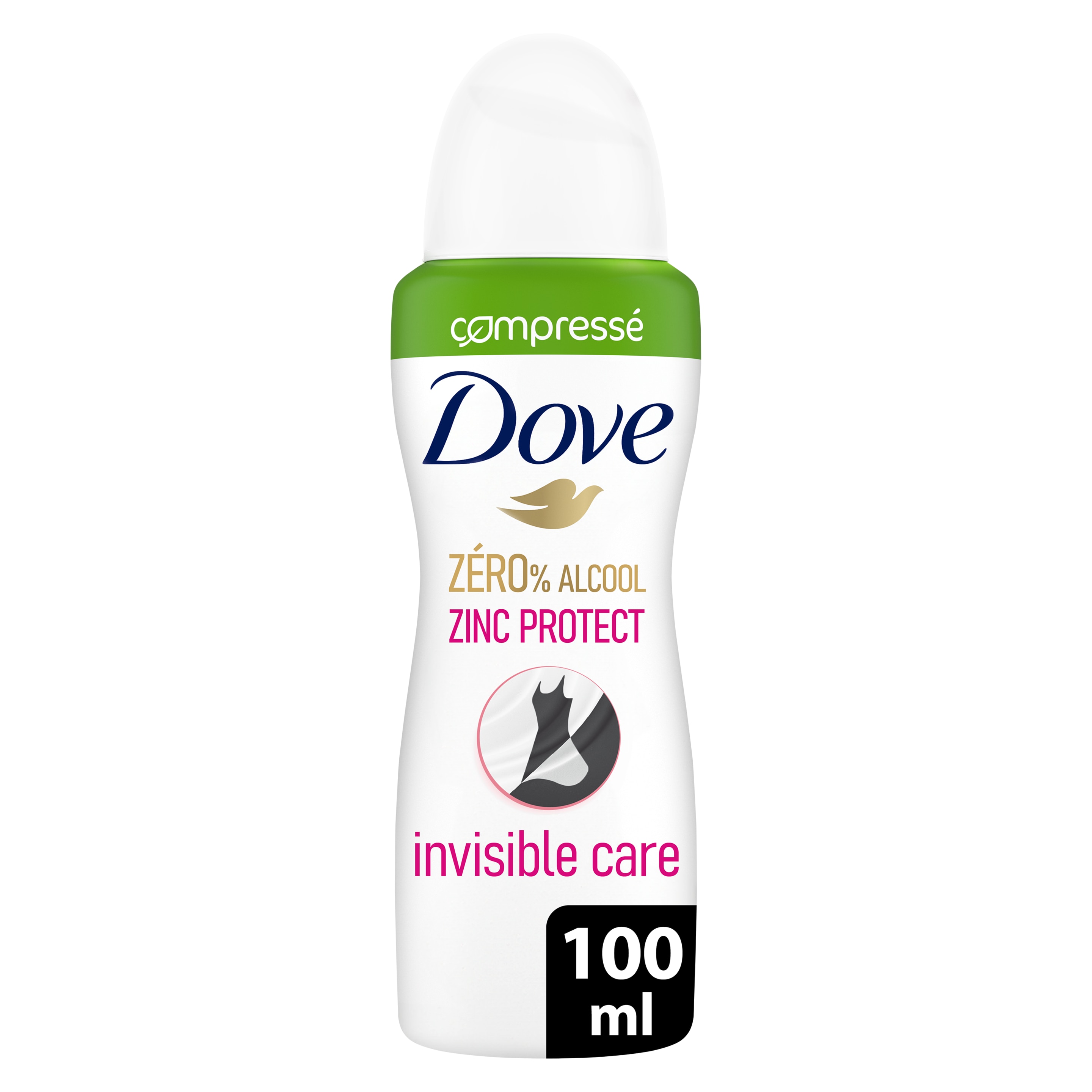Déodorant Compressé Invisible Care 0% Alcool 100ml
