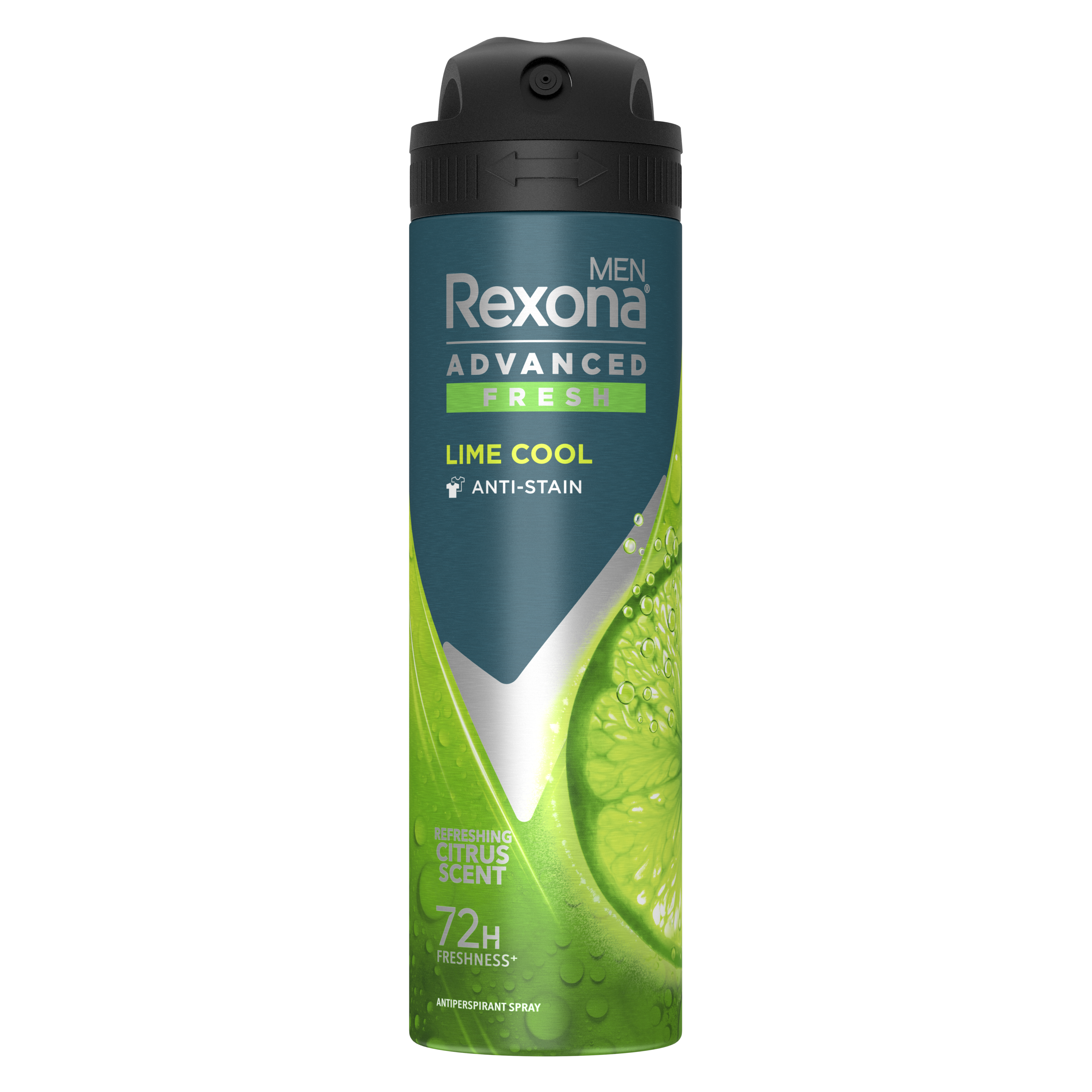 Rexona Men Natural Fresh Spray Deodorant Lime Cool 150ML packshot