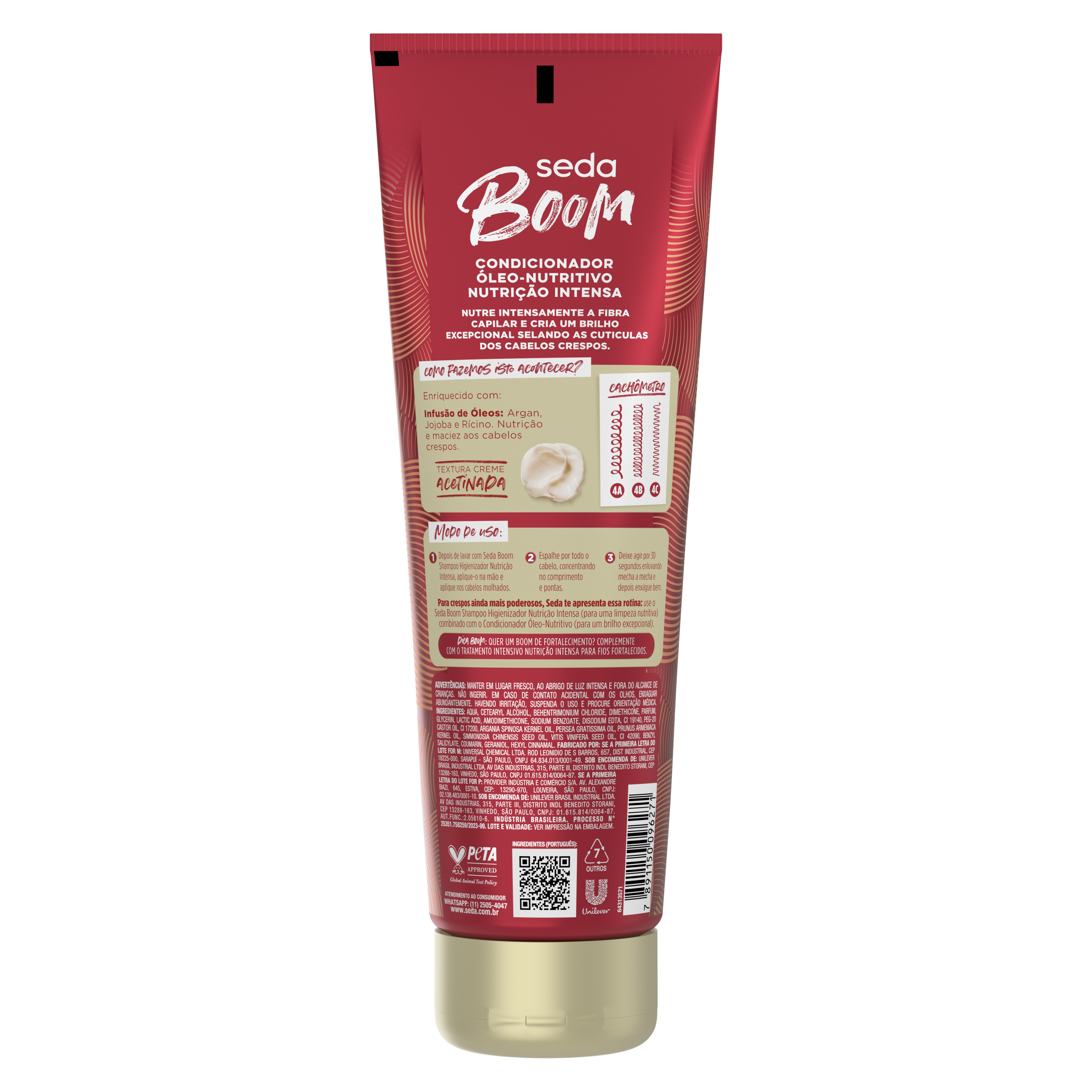 Condicionador Seda Boom Nutrição Intensa