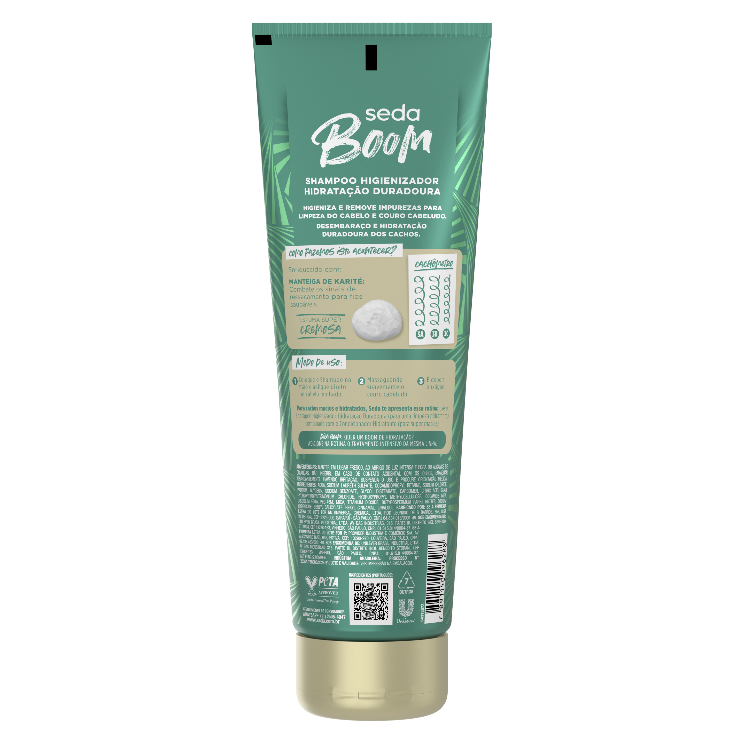 Shampoo Seda Boom Hidratação Duradoura