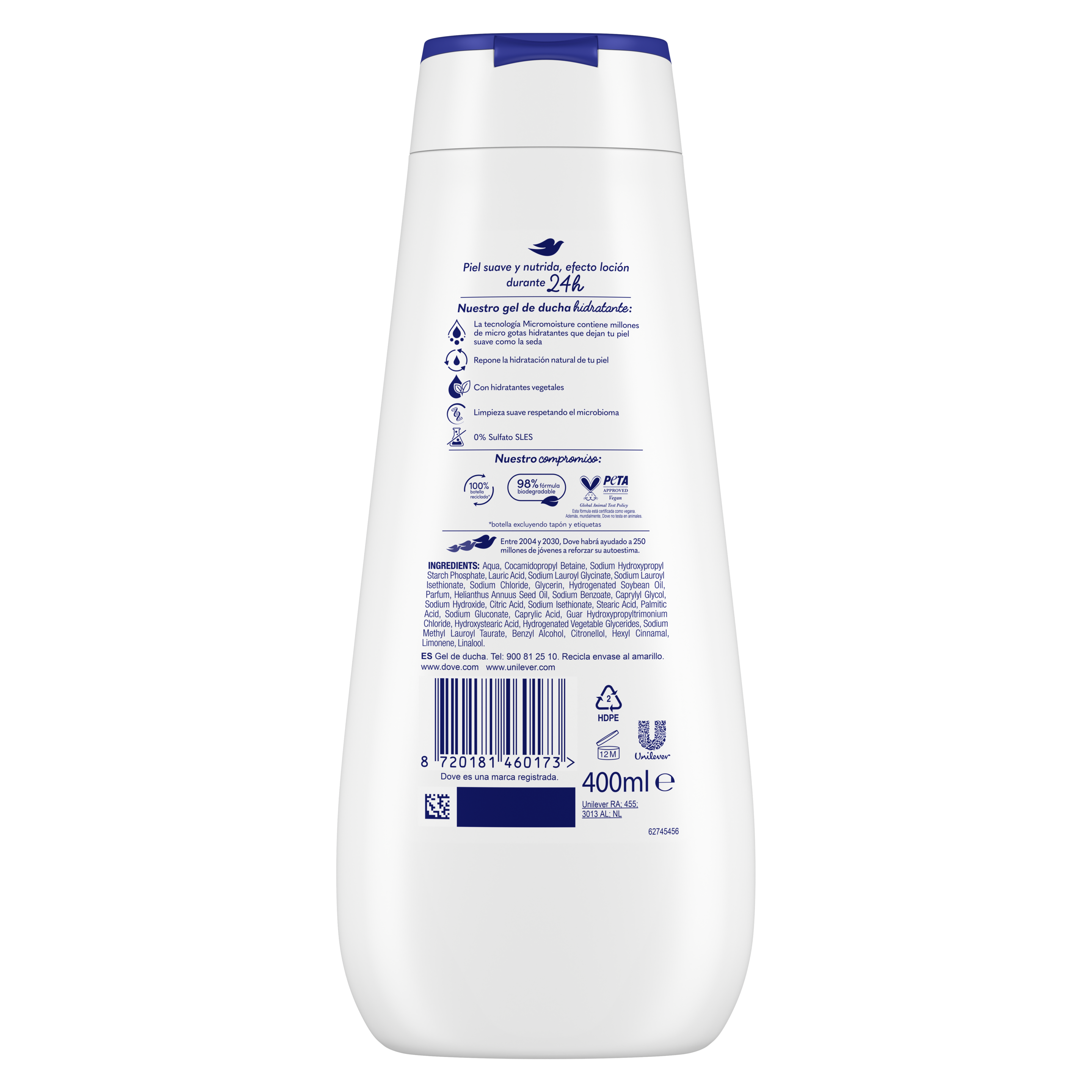 Con Hidratantes Naturales 400ml