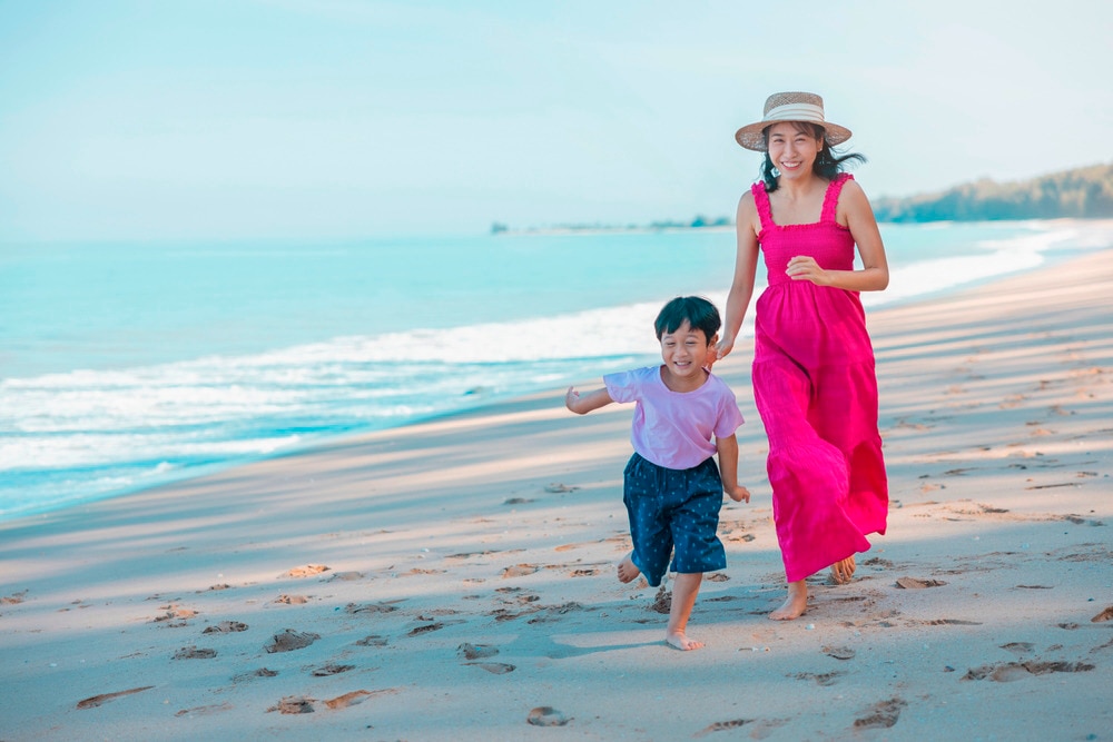 お子さんに、体を動かすことの利点を教える