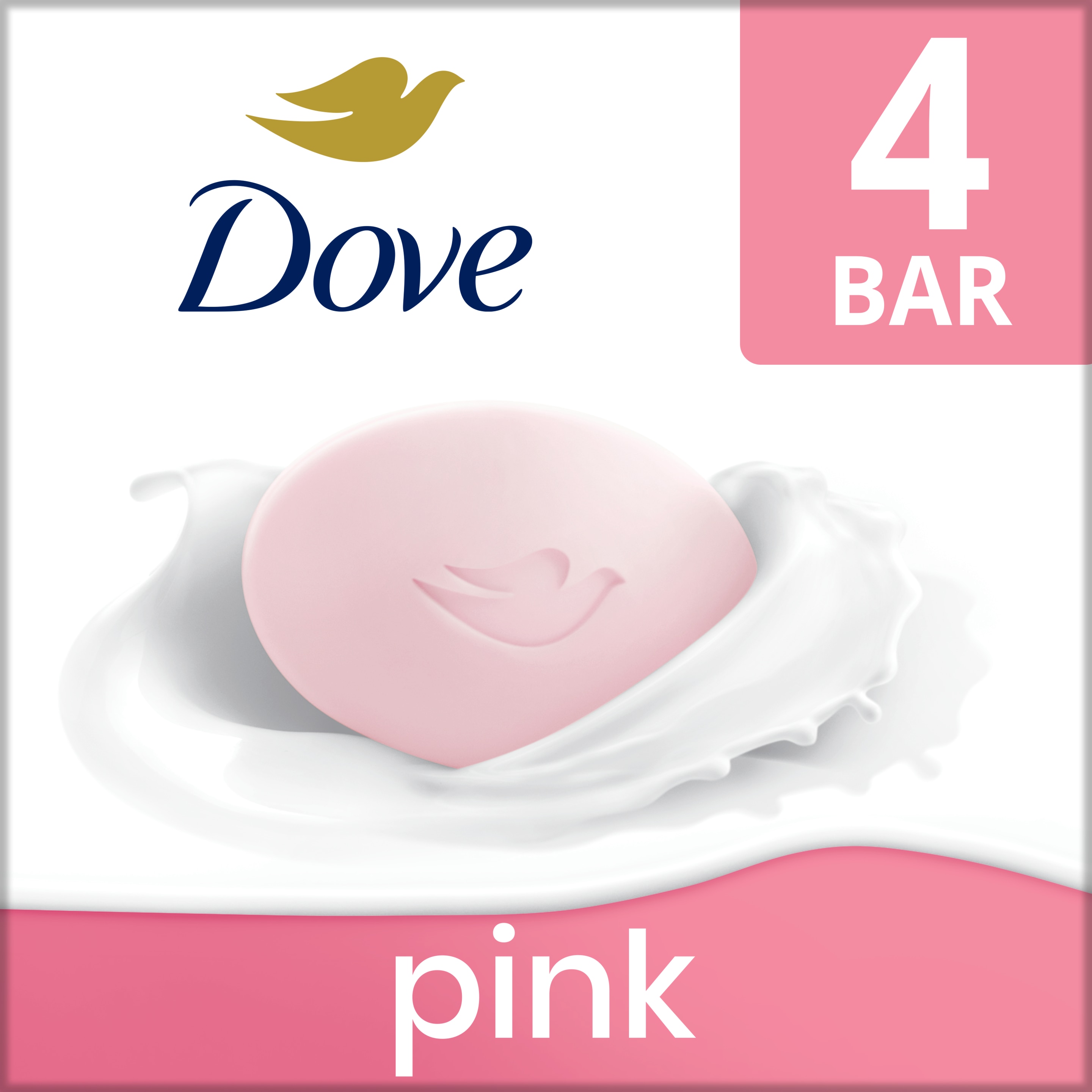 Dove Pink Beauty Bar 4 bar 3.75 oz
