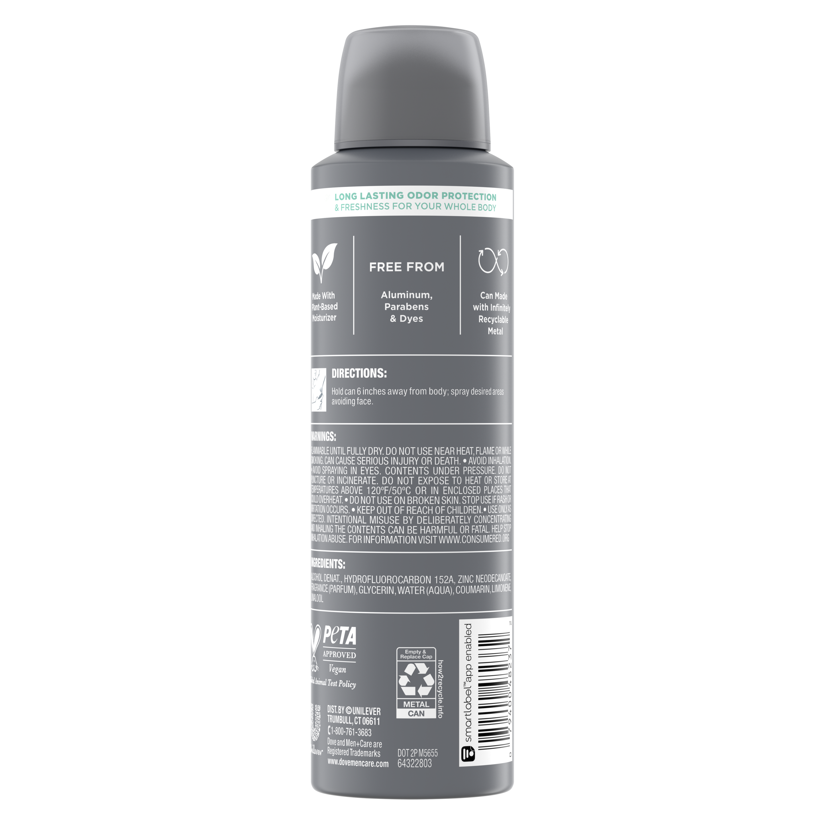 Men+Care Aluminum free Eucalyptus + Birch Deodorant Spray