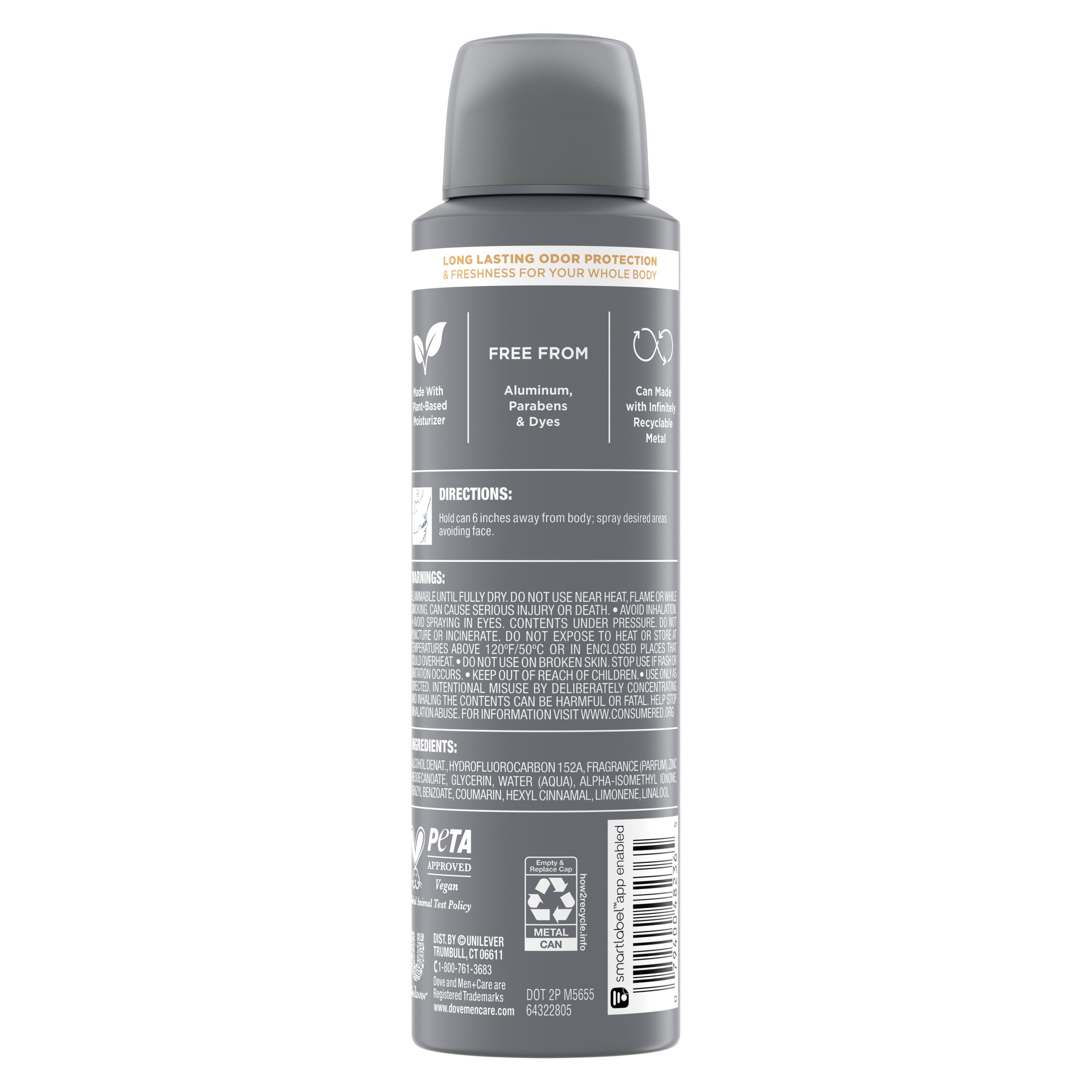 Men+Care Aluminum free Sandalwood + Orange Deodorant Spray