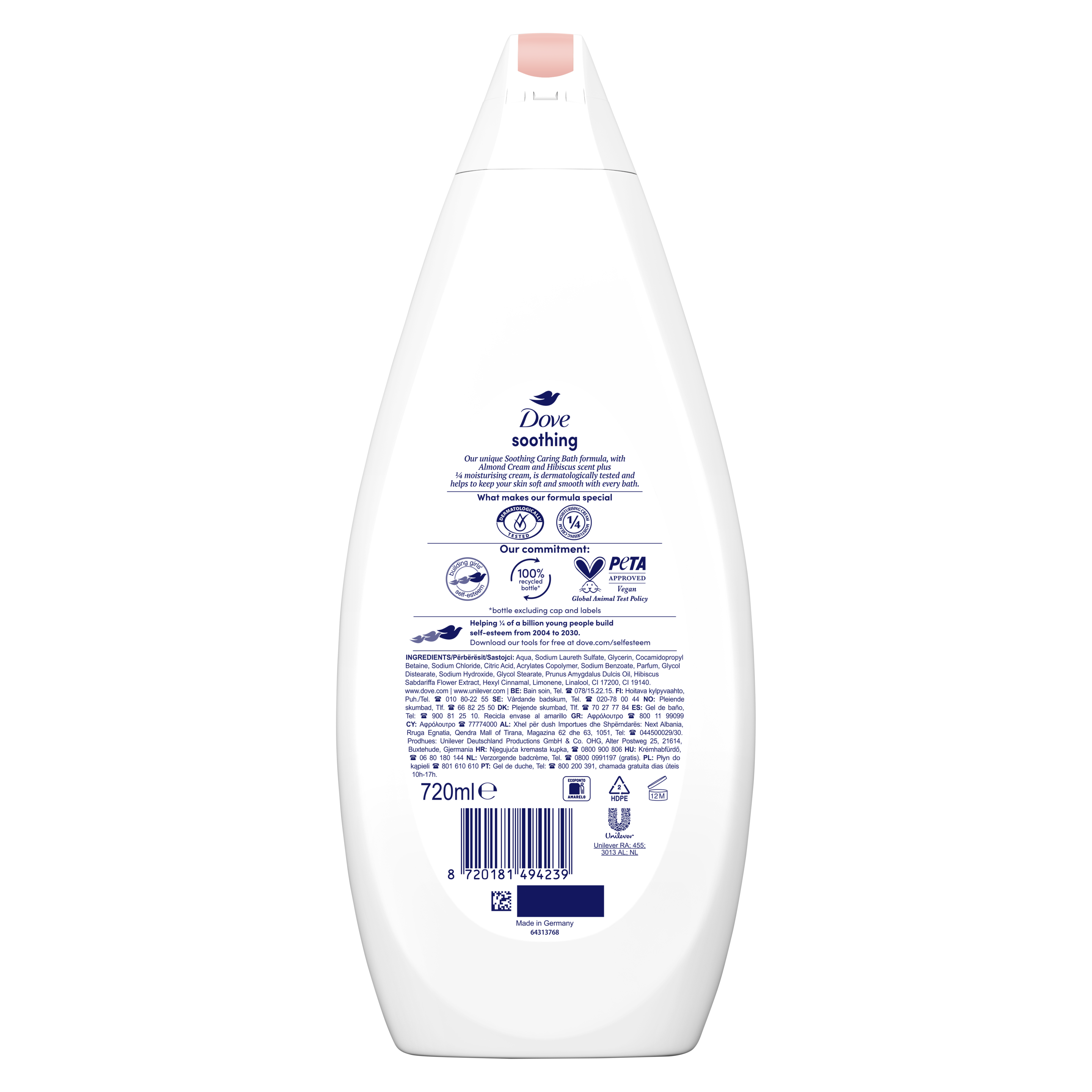 Gel de Duche Bath Sooting Caring