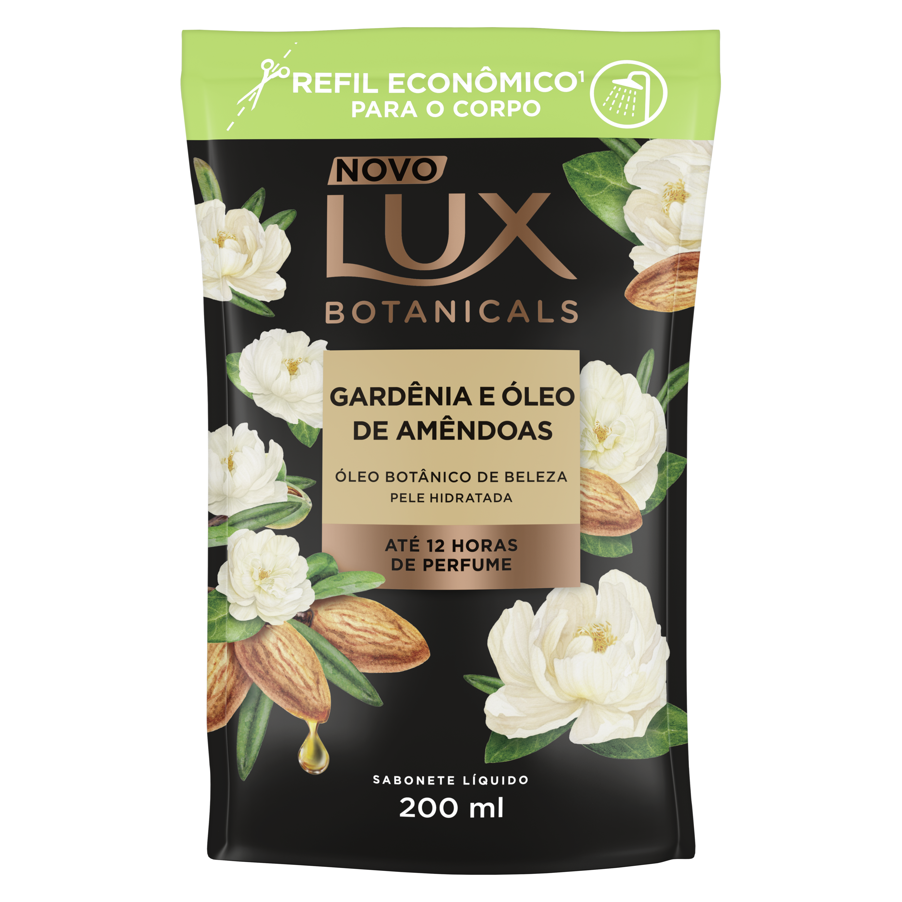 Sabonete Líquido Gardênia e Óleo de Amêndoas