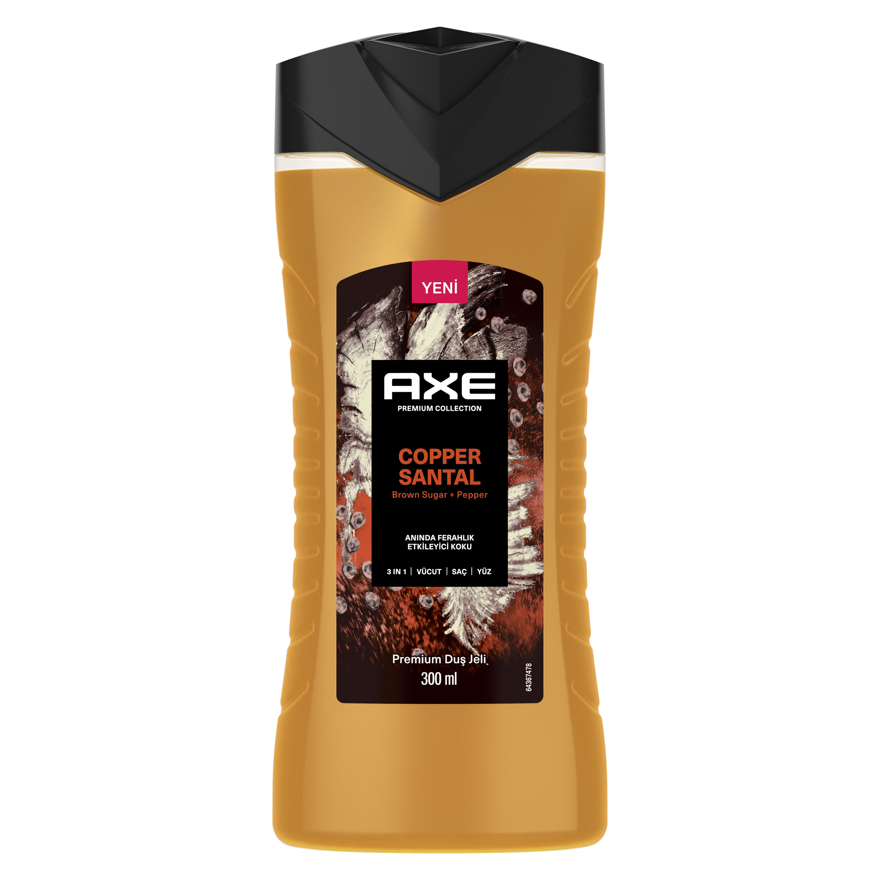 Axe Premium Collection Duş Jeli Copper Santal 300 ML packshot