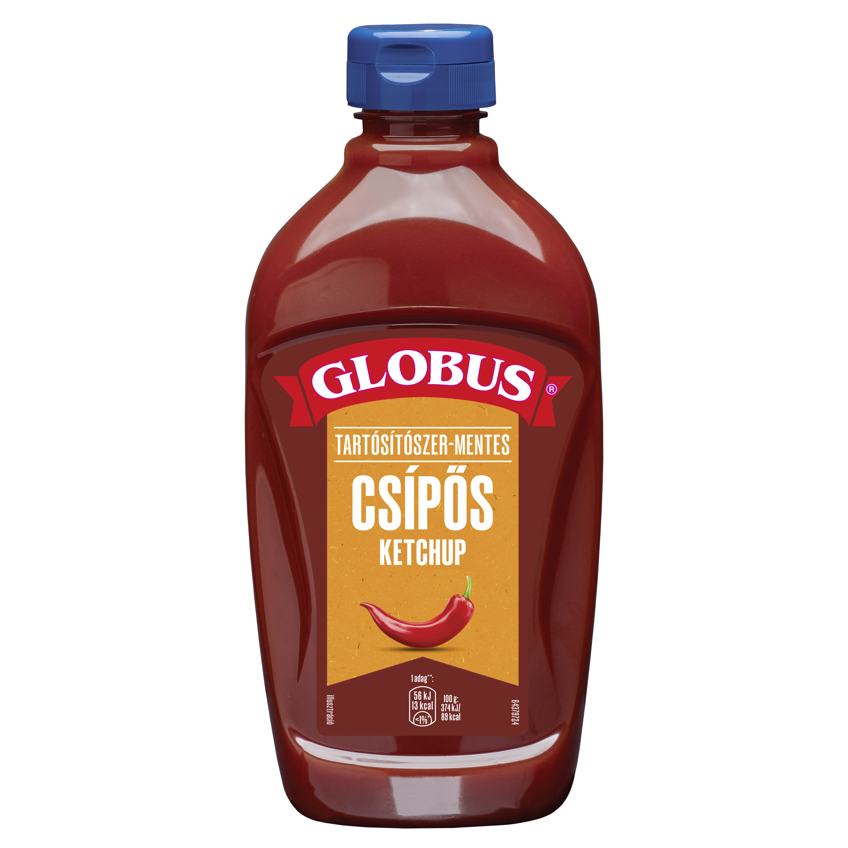 Globus Csípős Ketchup 470 g packshot