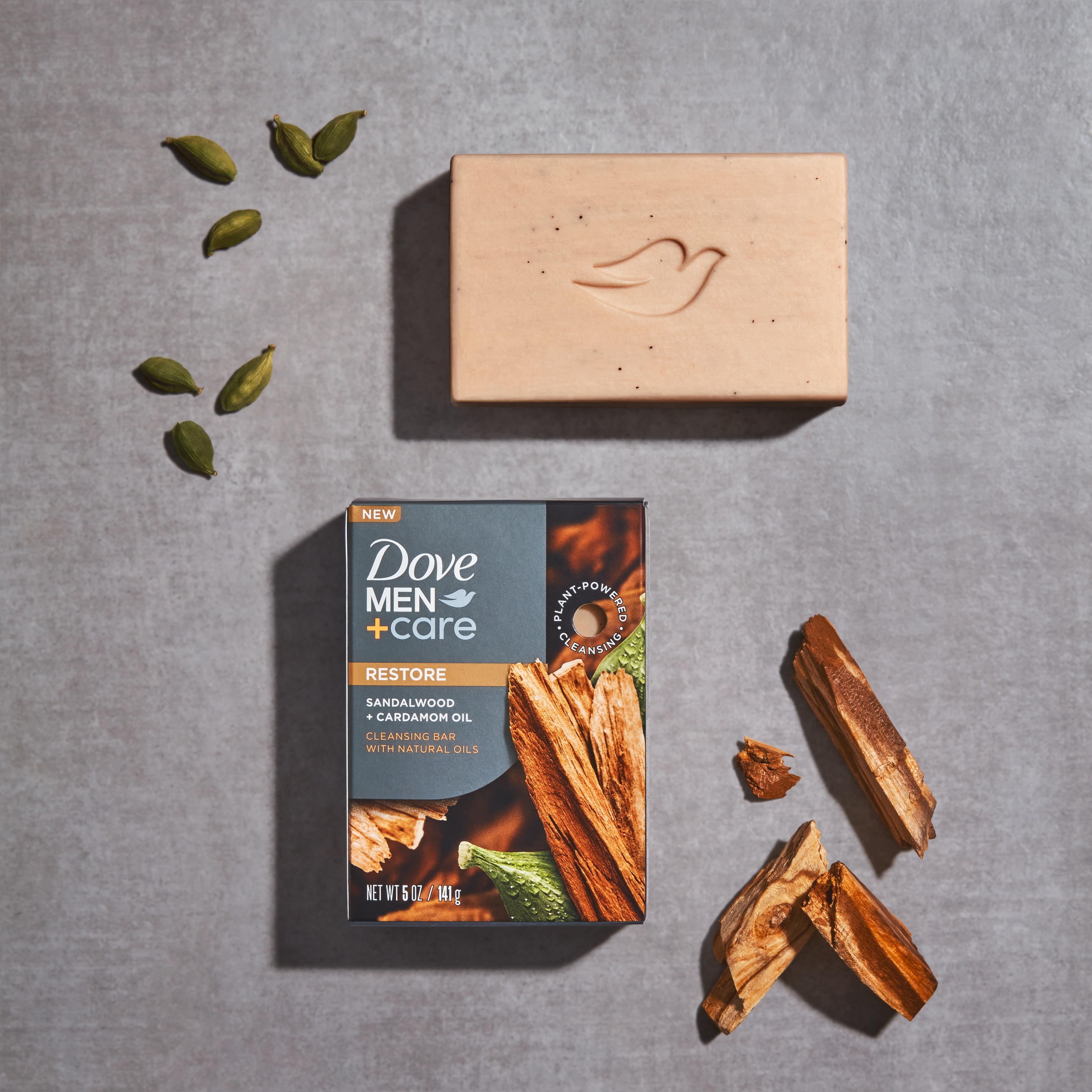 Dove Men+Care Sandalwood + Cardamom Oil Cleansing Bar