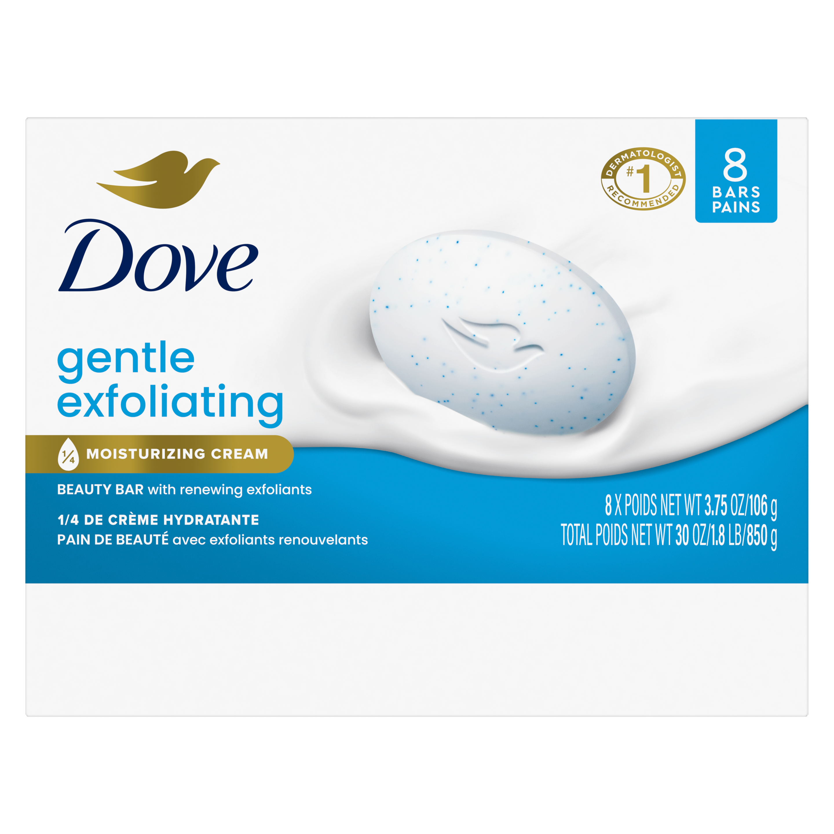 Gentle Exfoliating Beauty Bar by Dove