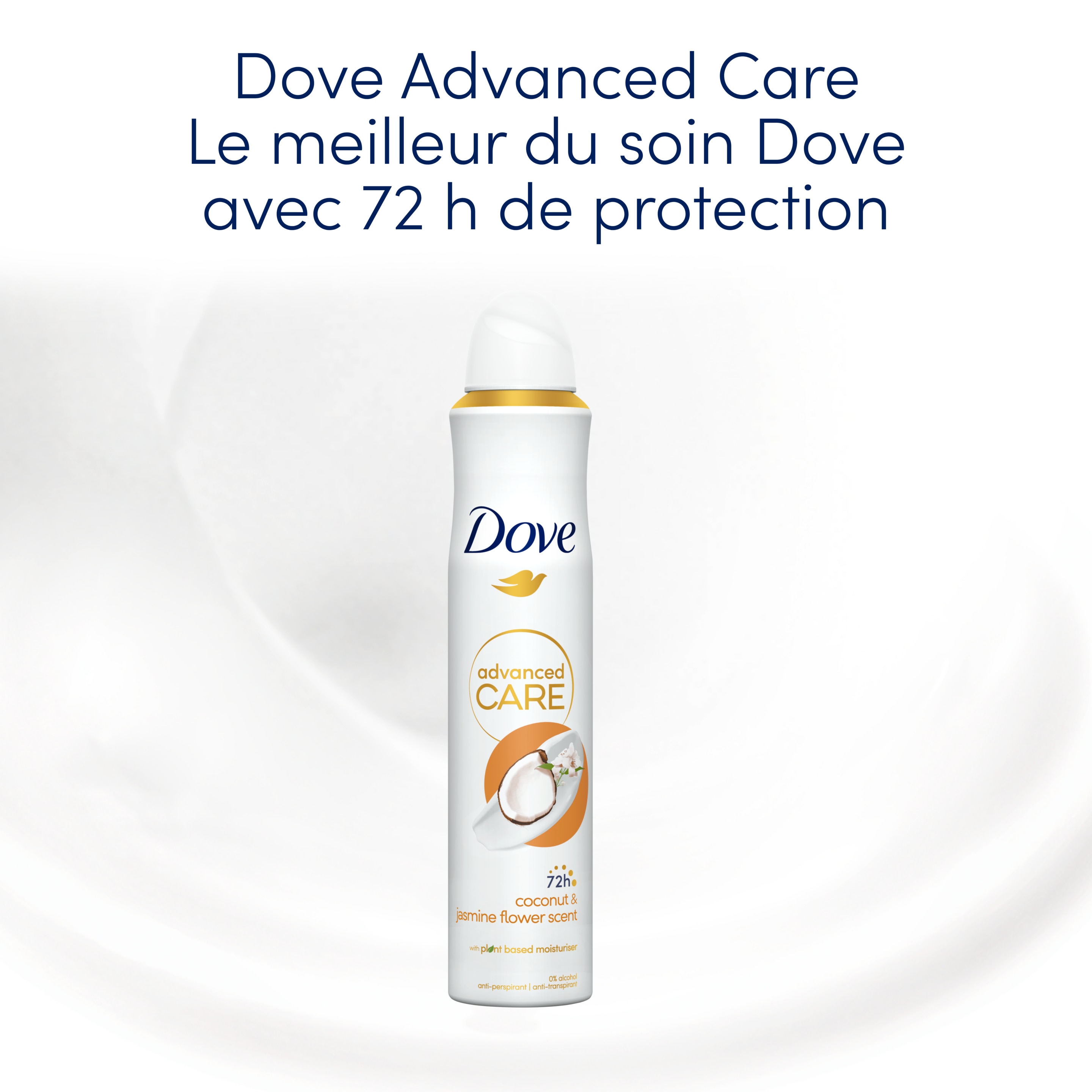 Déodorant Spray Anti-Transpirant Advanced Care Noix de Coco & Jasmin 200ml