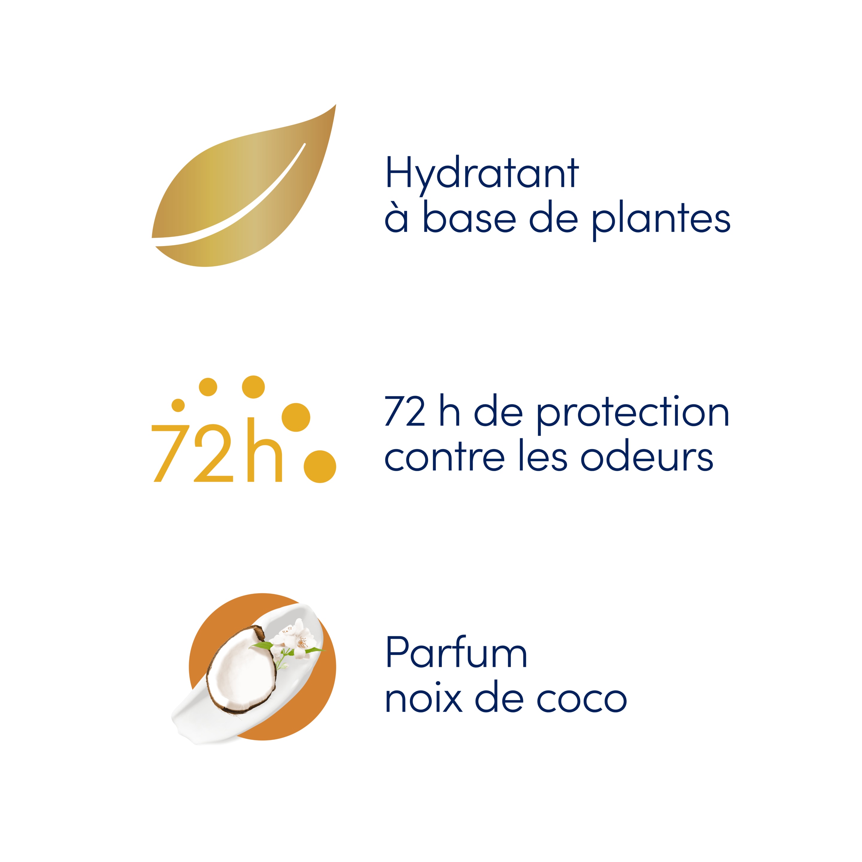Déodorant Bille Anti-Transpirant Advanced Care Noix de Coco 50ml