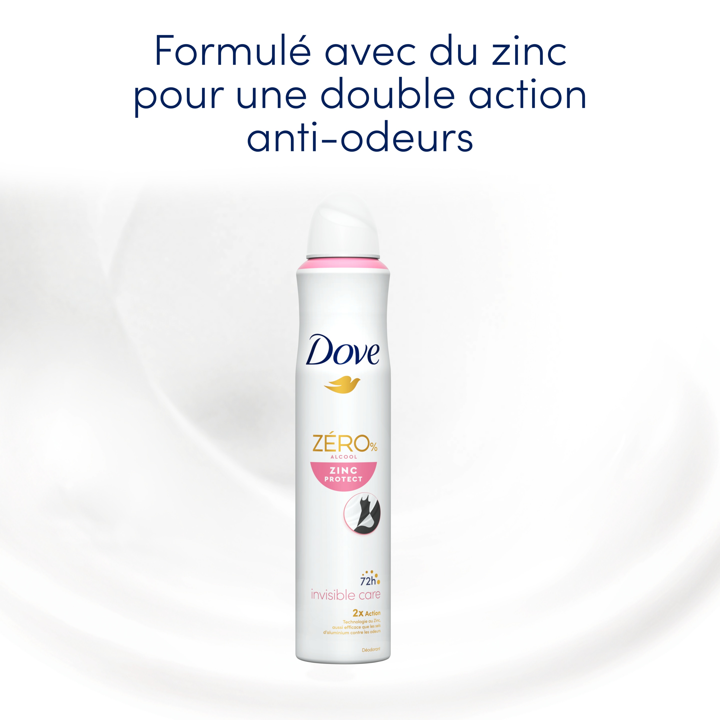 Déodorant Spray Invisible Care 0% Alcool 200ml