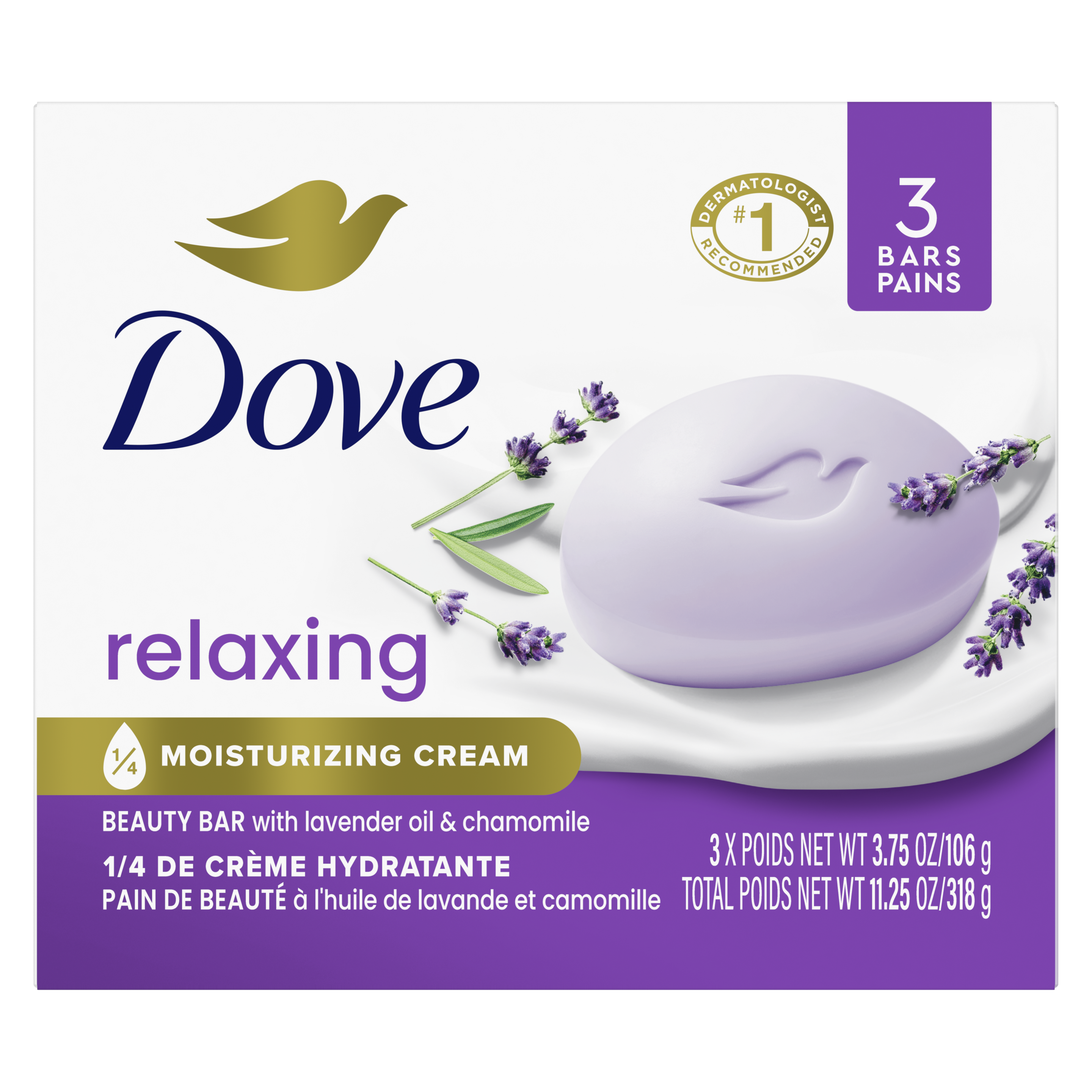 Dove Relaxing Lavender Beauty Bar