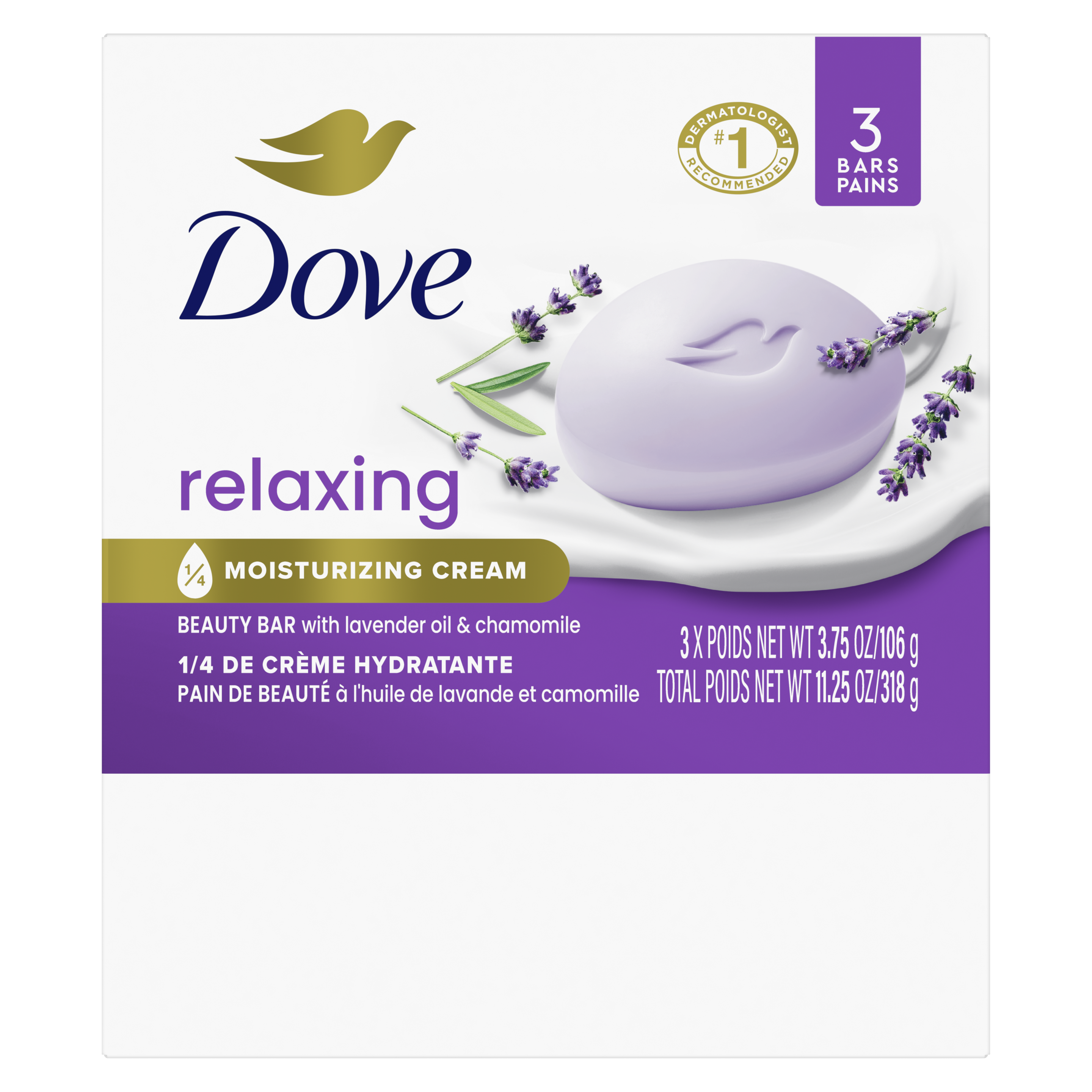 Dove Relaxing Lavender Beauty Bar