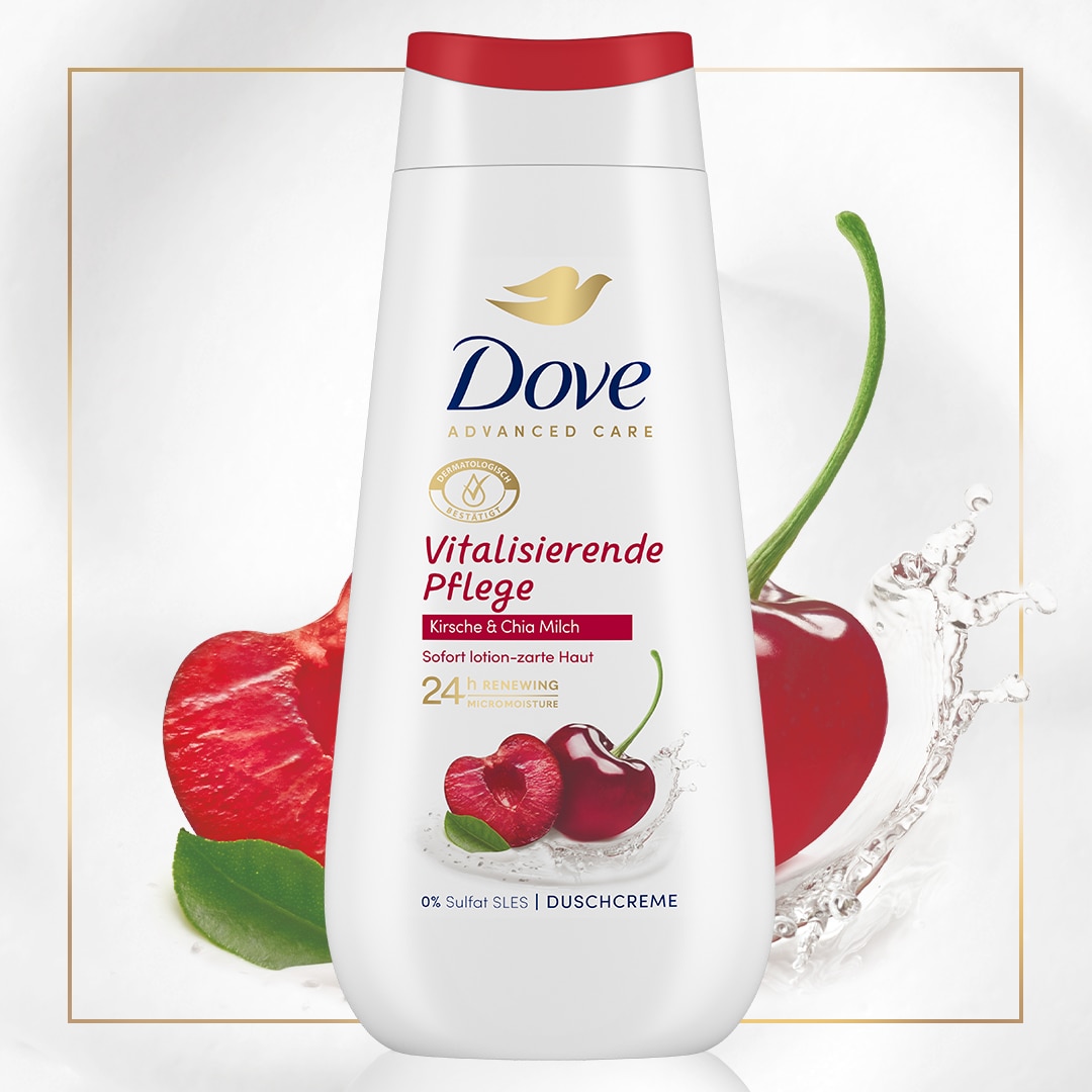 Duschcreme Vitalisierende Pflege Kirsche & Chia Milch