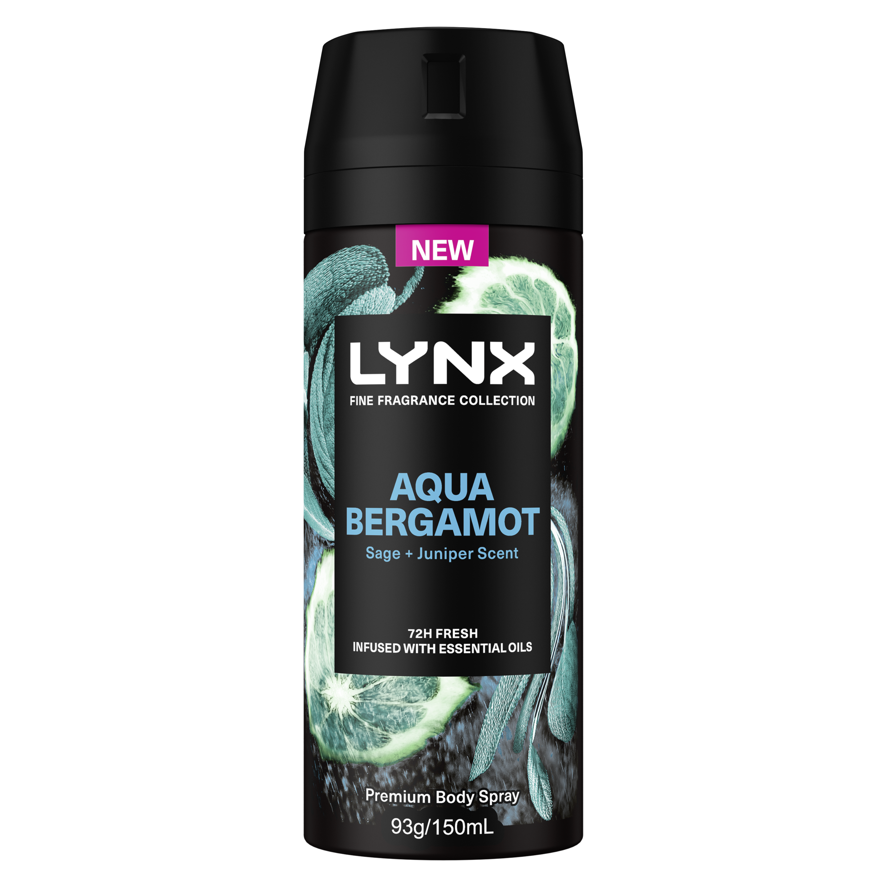 Lynx Fine Fragrance Aqua Bergamot packshot