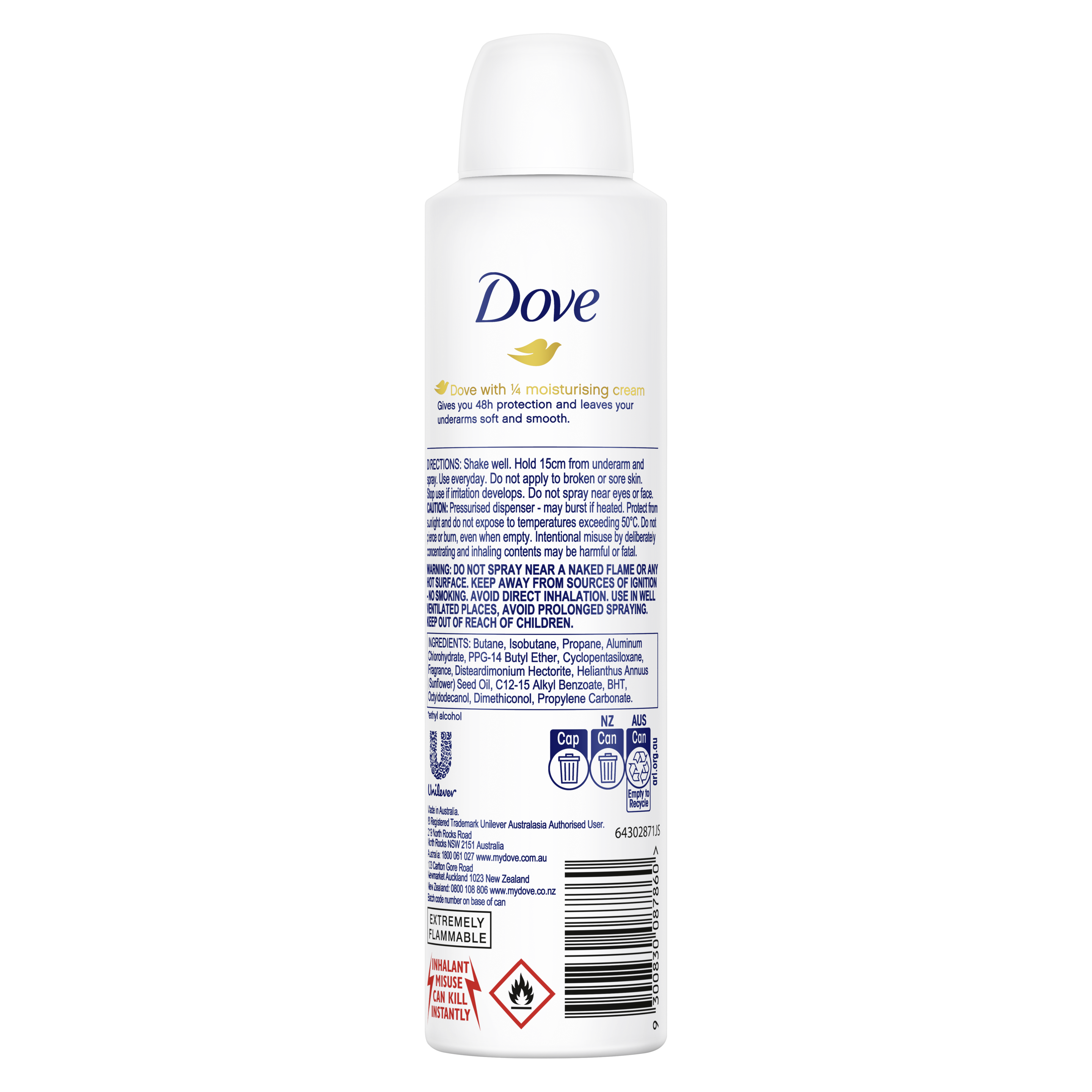 Antiperspirant Aerosol Powder