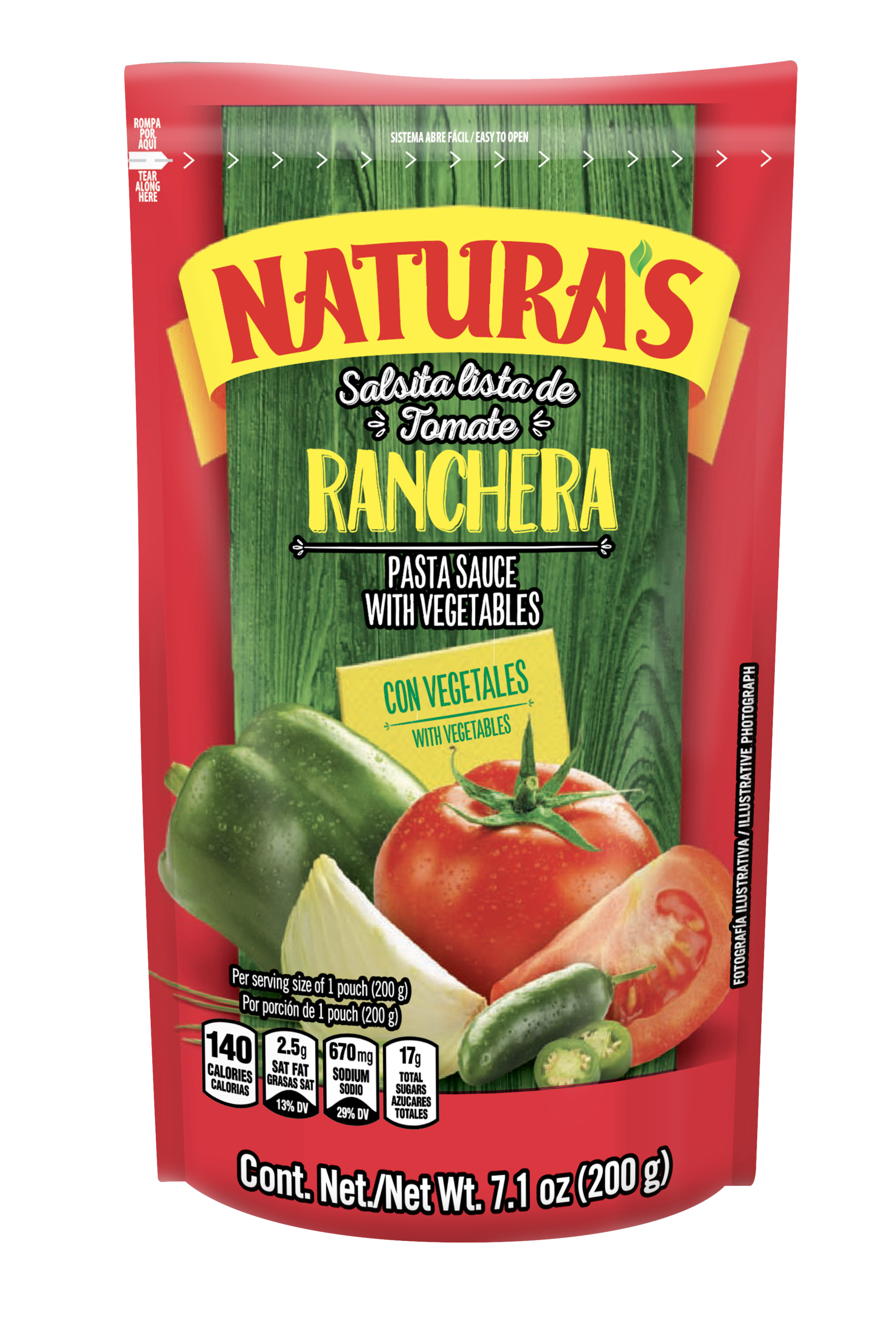 Naturas Criollo Style Pasta Sauce packshot