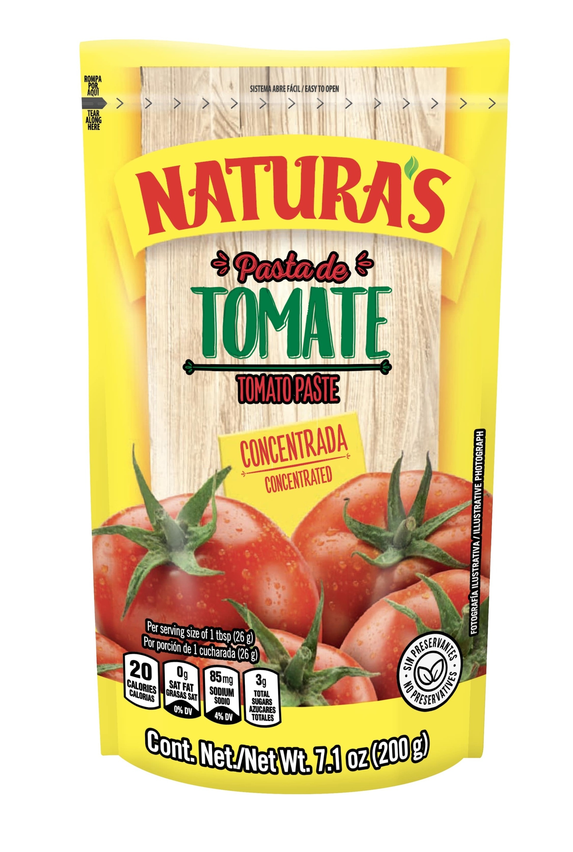 Naturas Pastade Tomate packshot