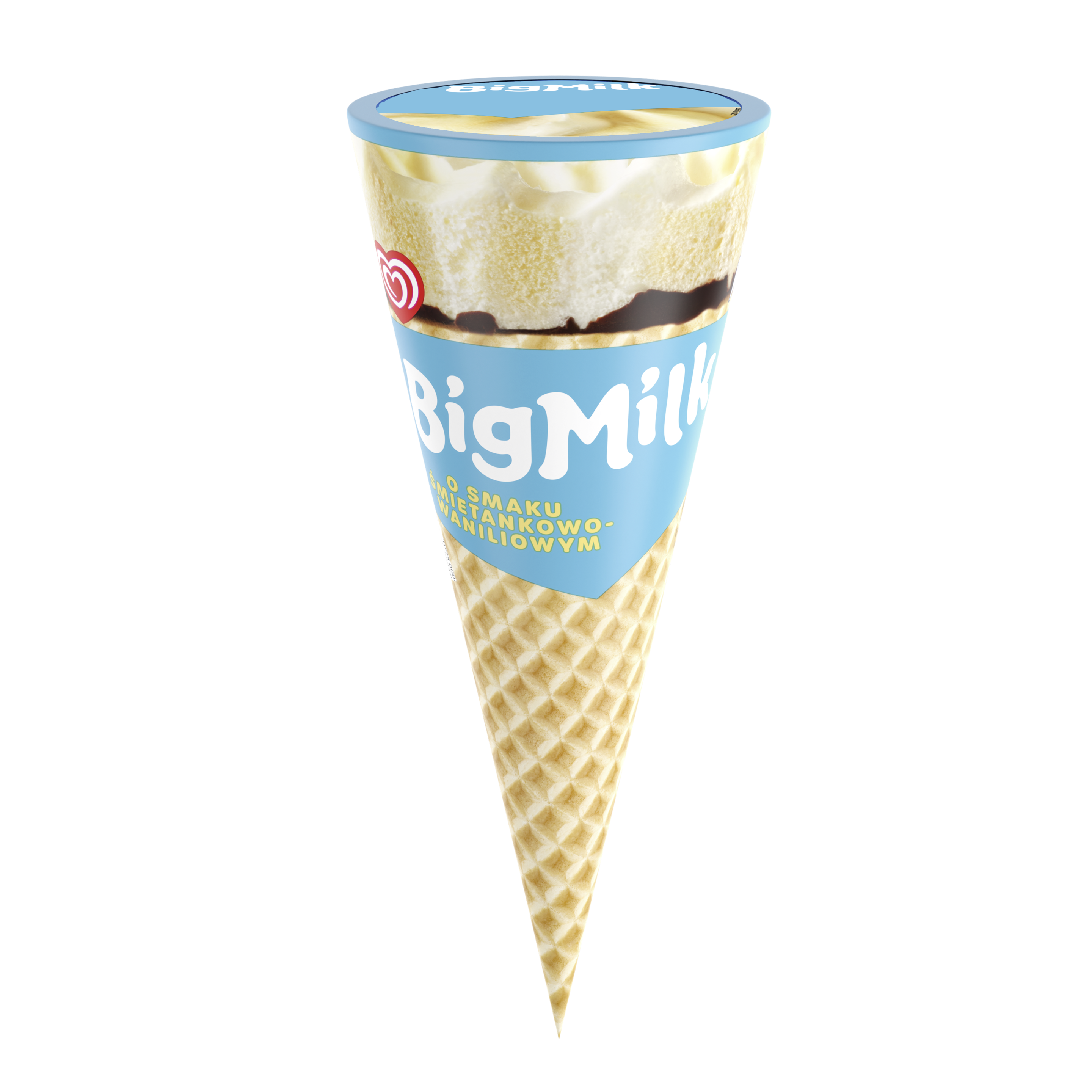 BIG MILK Vanilla rożek 110ml