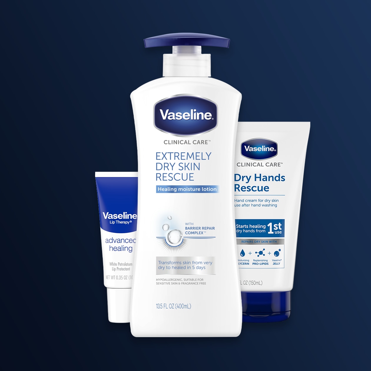 Vaseline products lineup