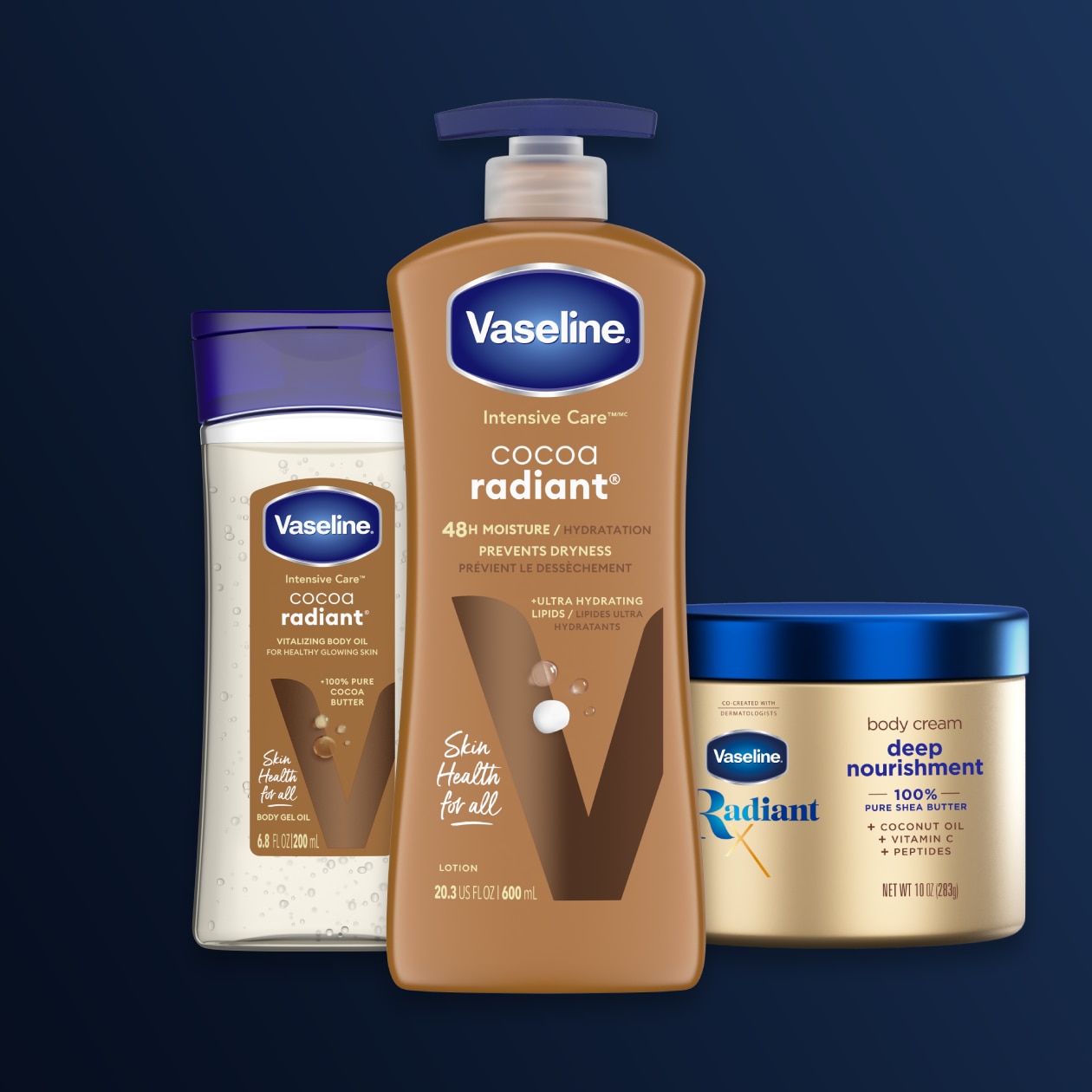 Vaseline products lineup