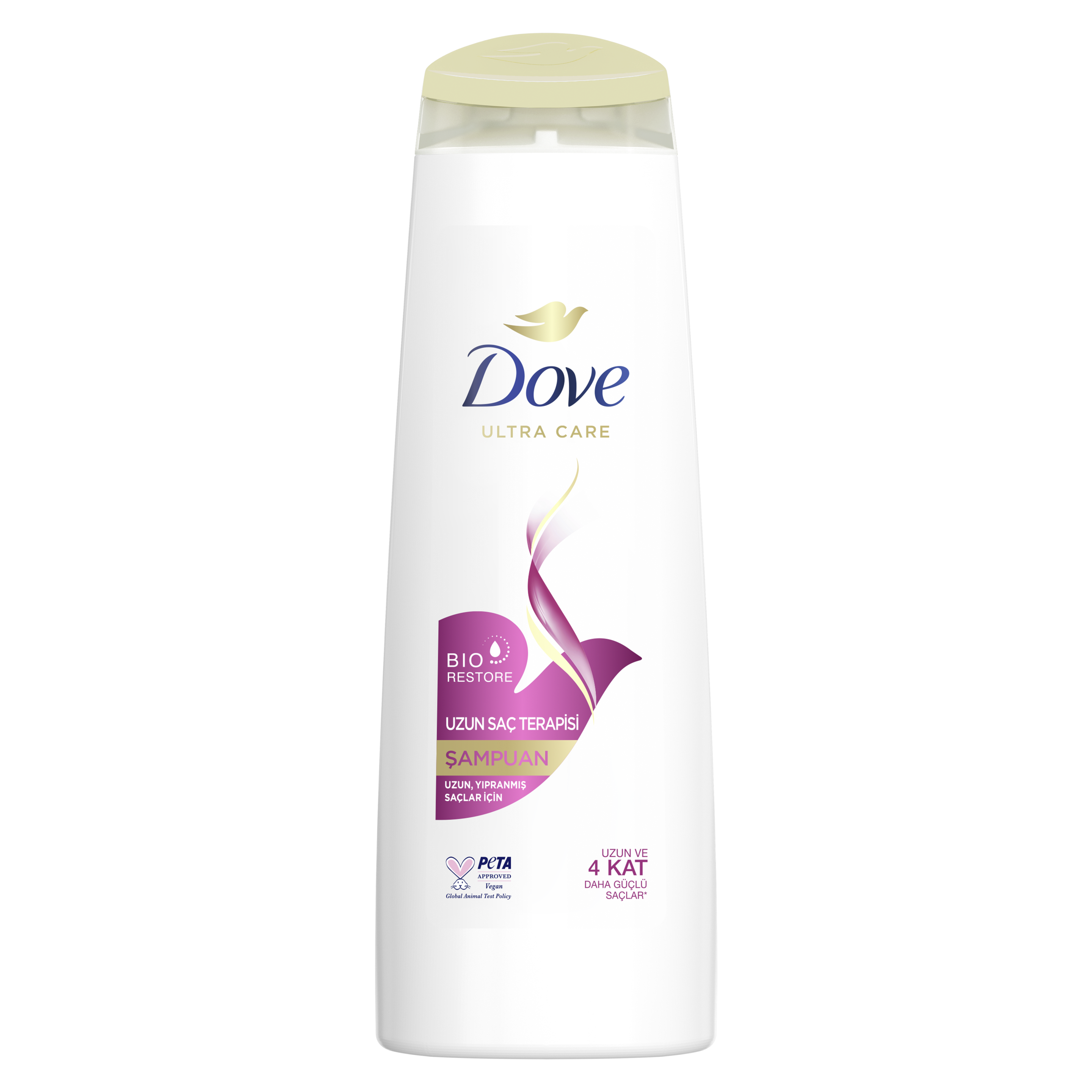 Dove  Saç Bakım Şampuanı  Uzun Saç Terapisi Uzun Yıpranmış Saçlar İçin 400 ml packshot