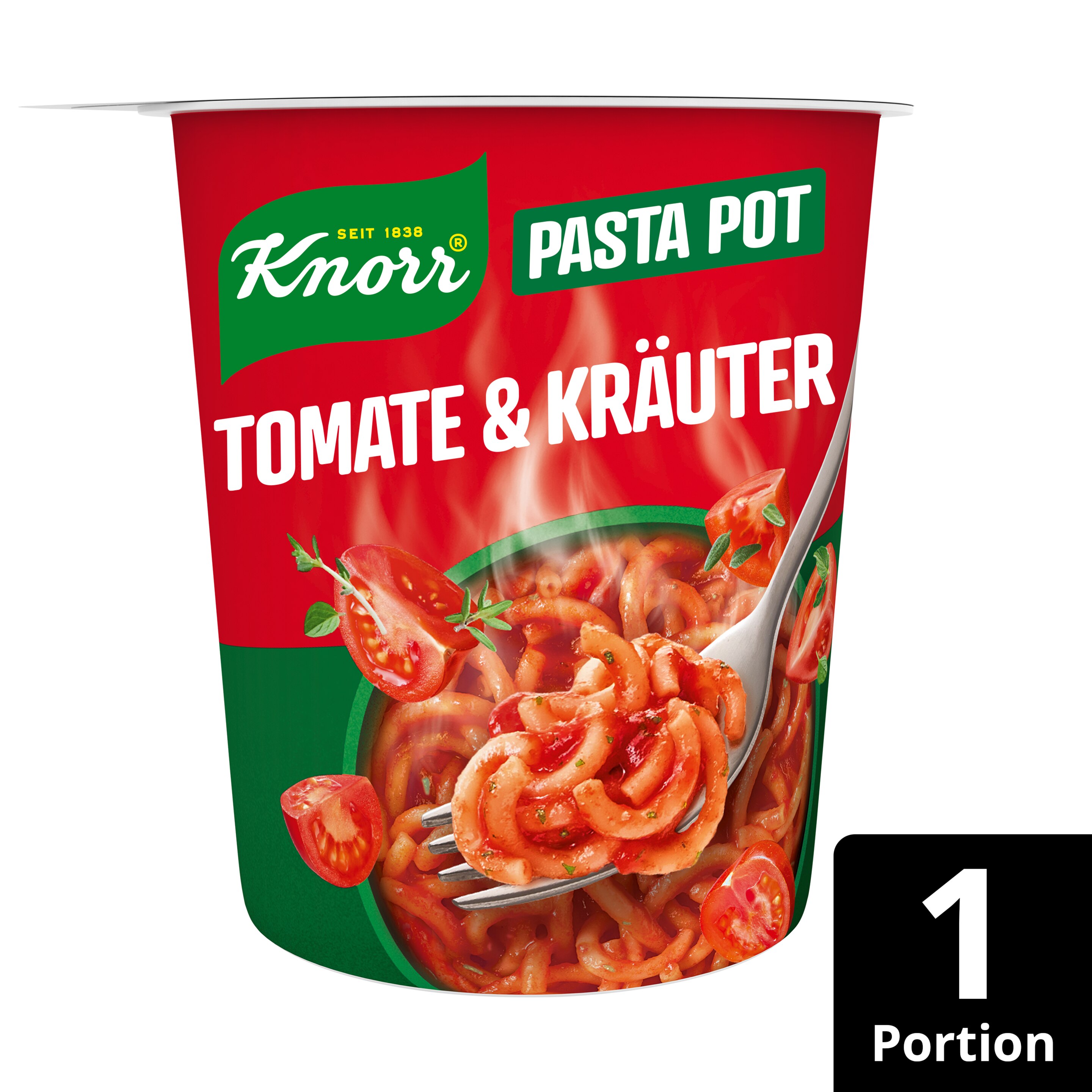 Knorr Pasta Snack Pot Tomaten & Kräuter 1 Portion 69g
