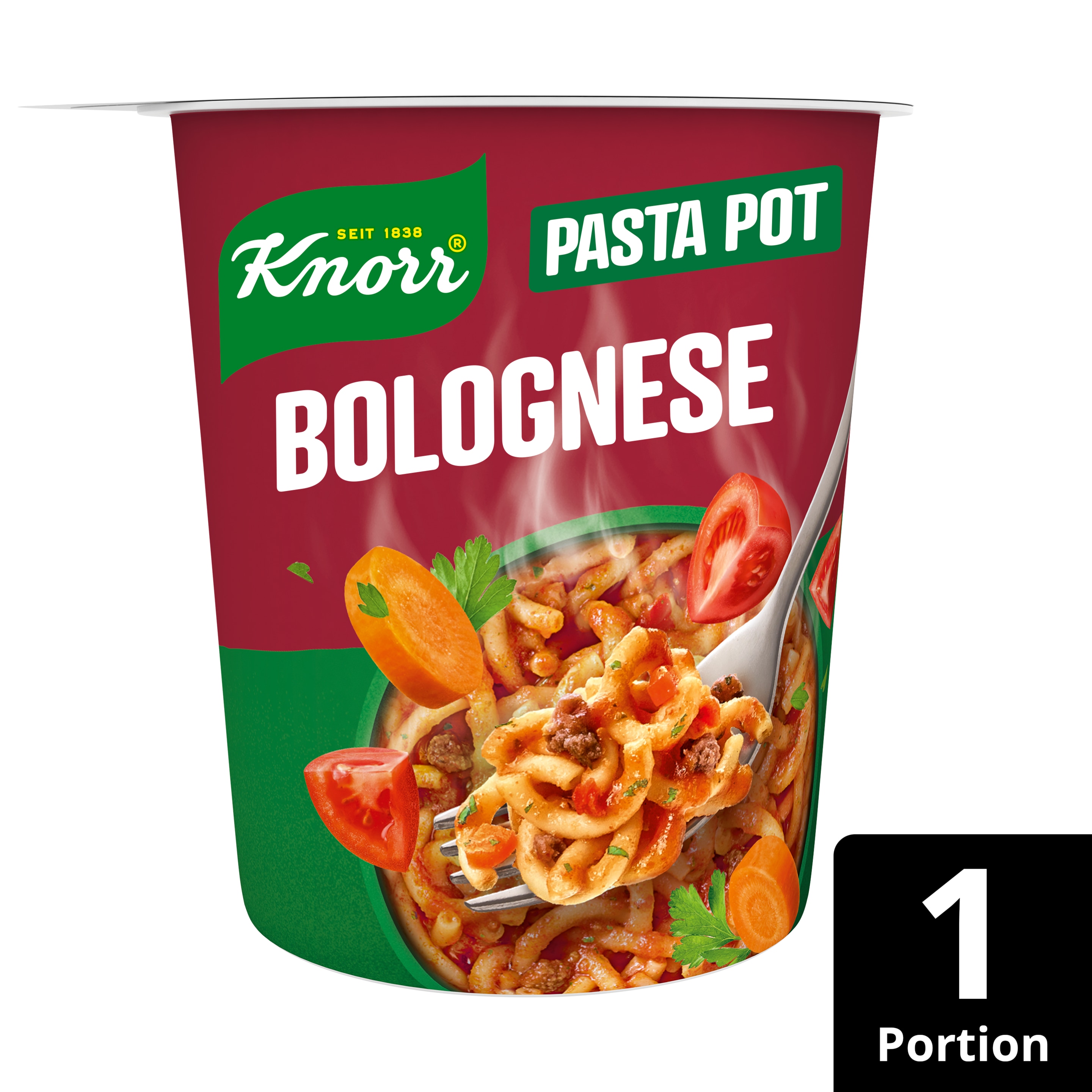 Knorr Pasta Snack Pot Bolognese 60 g Becher packshot