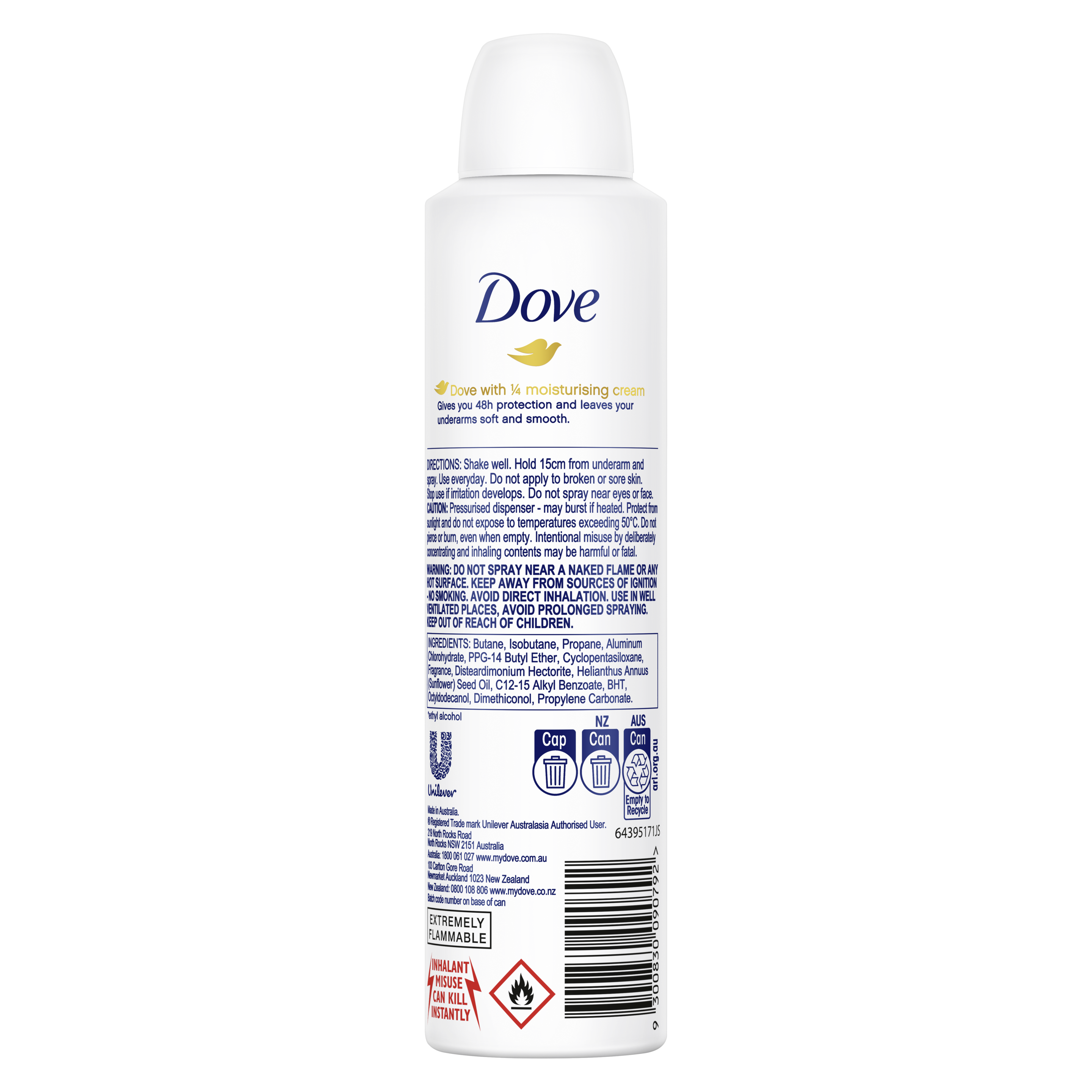 Antiperspirant Aerosol Floral
