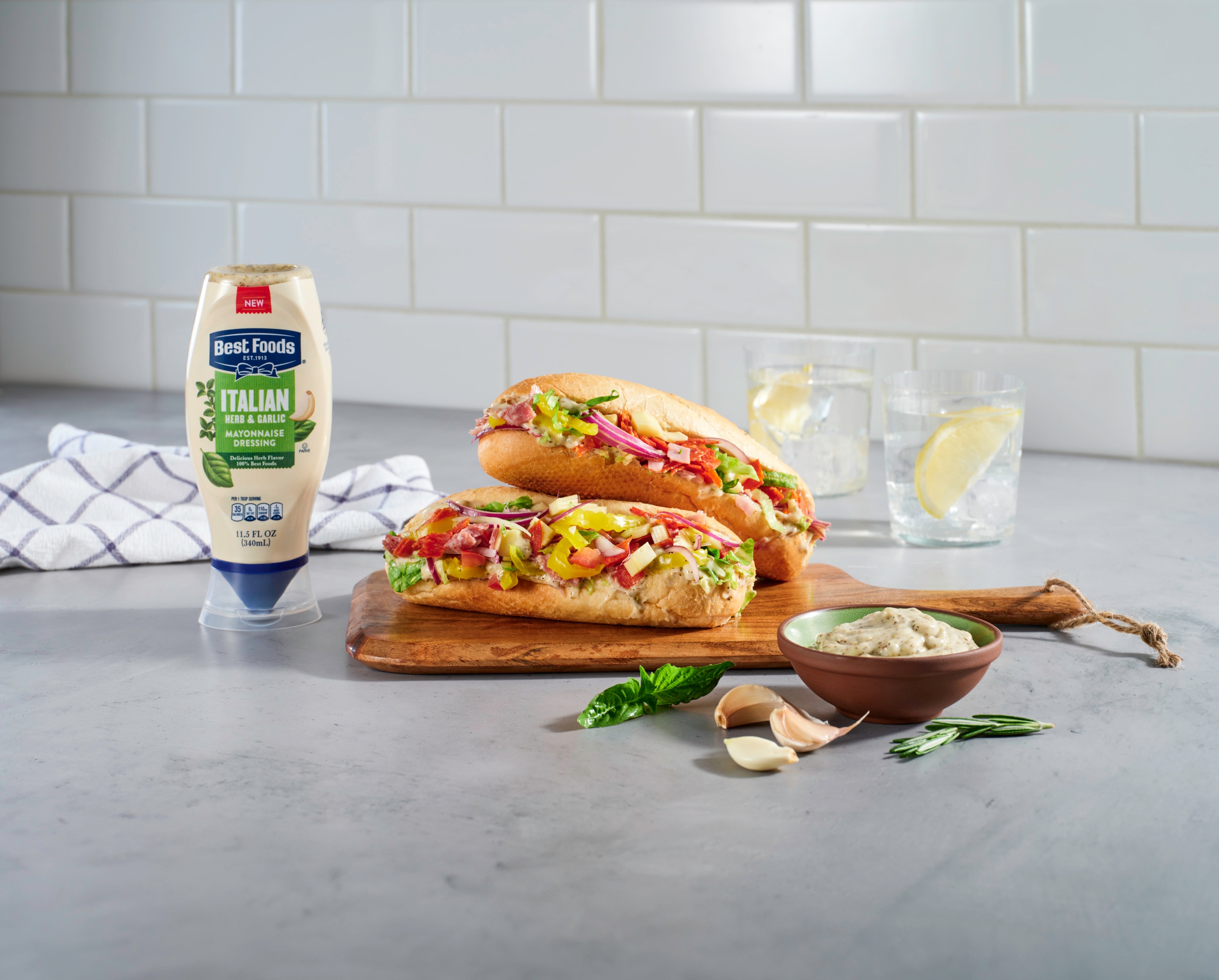 Chopped Italian Hero Sandwich