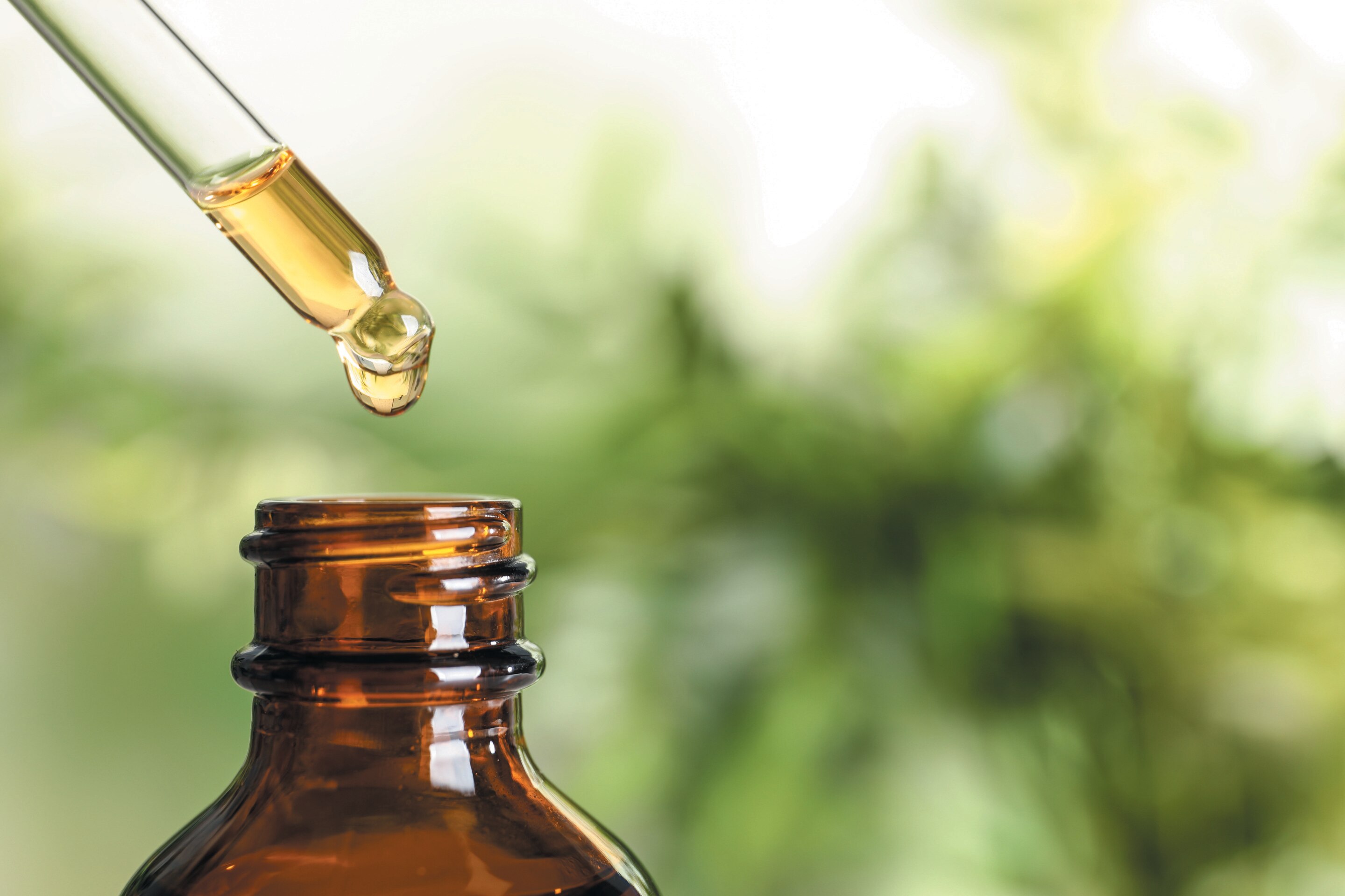 Tea tree essential oil dropper