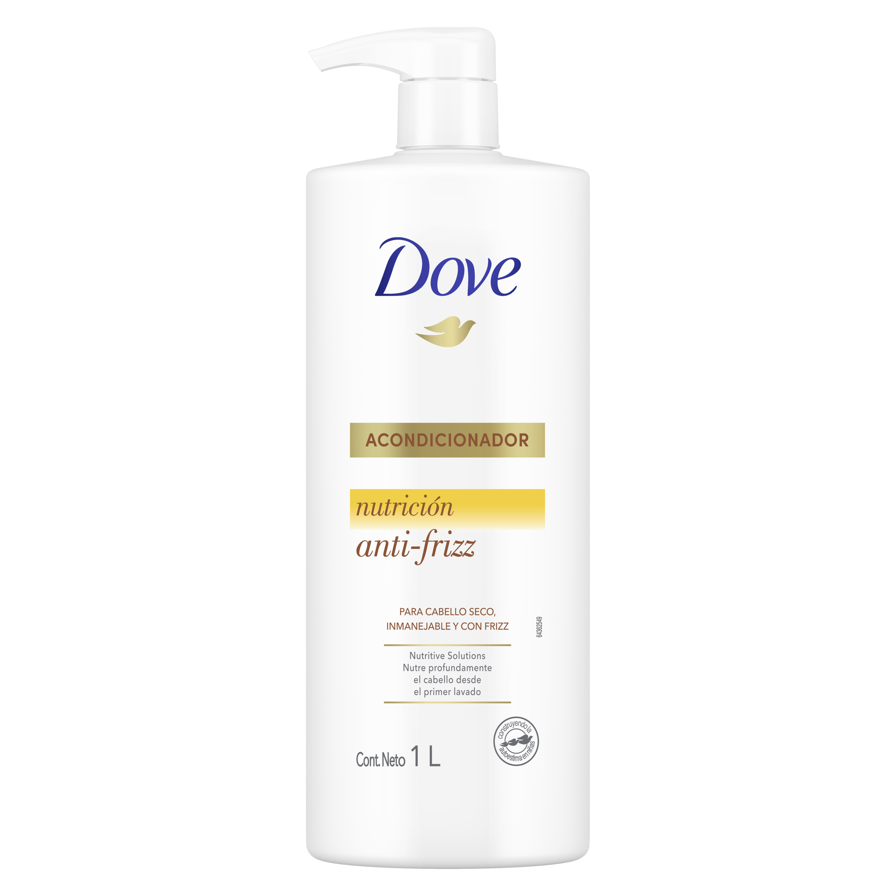 DOVE AC ANTI FRIZZ 12X1000ML