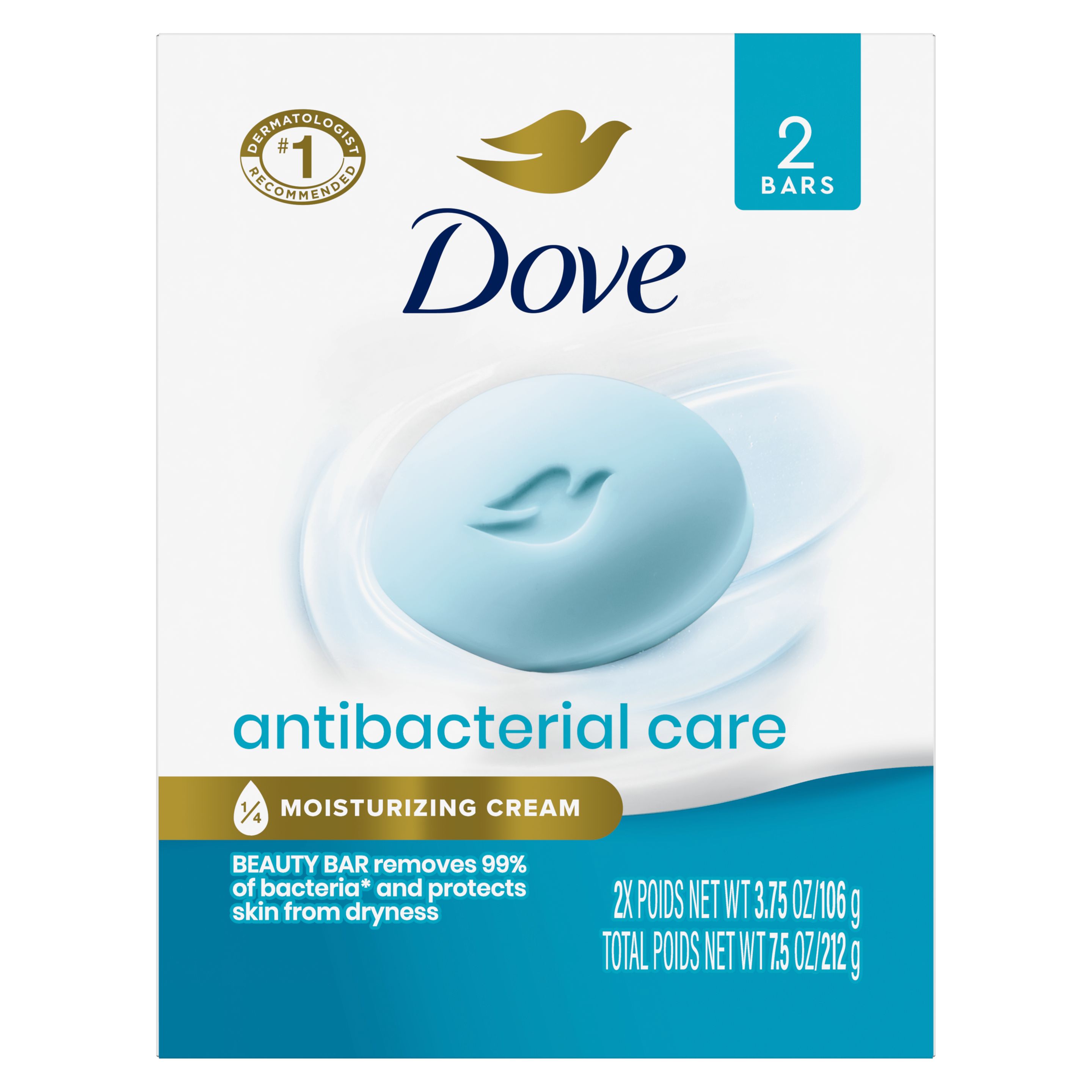 Care & Protect Antibacterial Beauty Bar by Dove