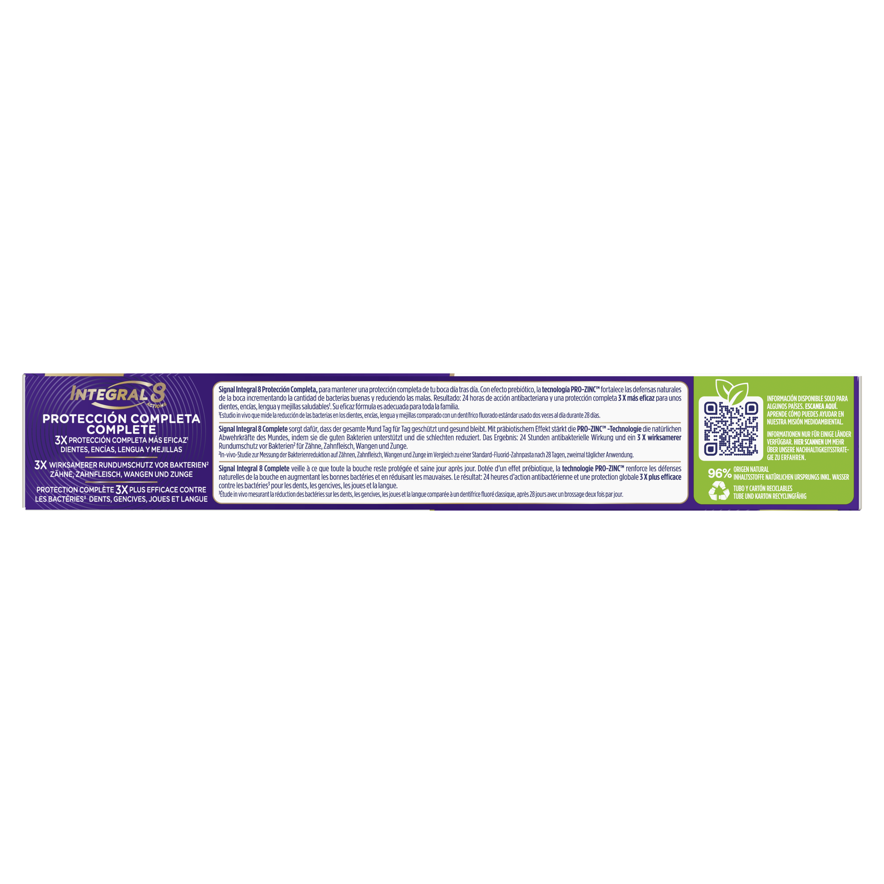 Con ingredientes de origen natural 75ml
