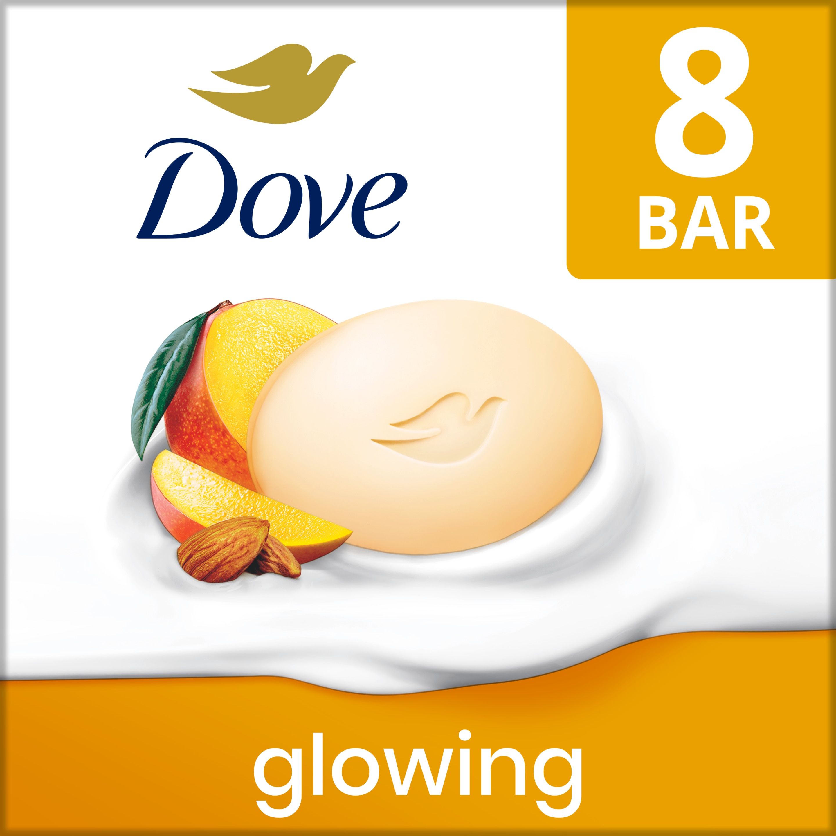 Dove Glowing Beauty Bar 8 bar 3.75 oz