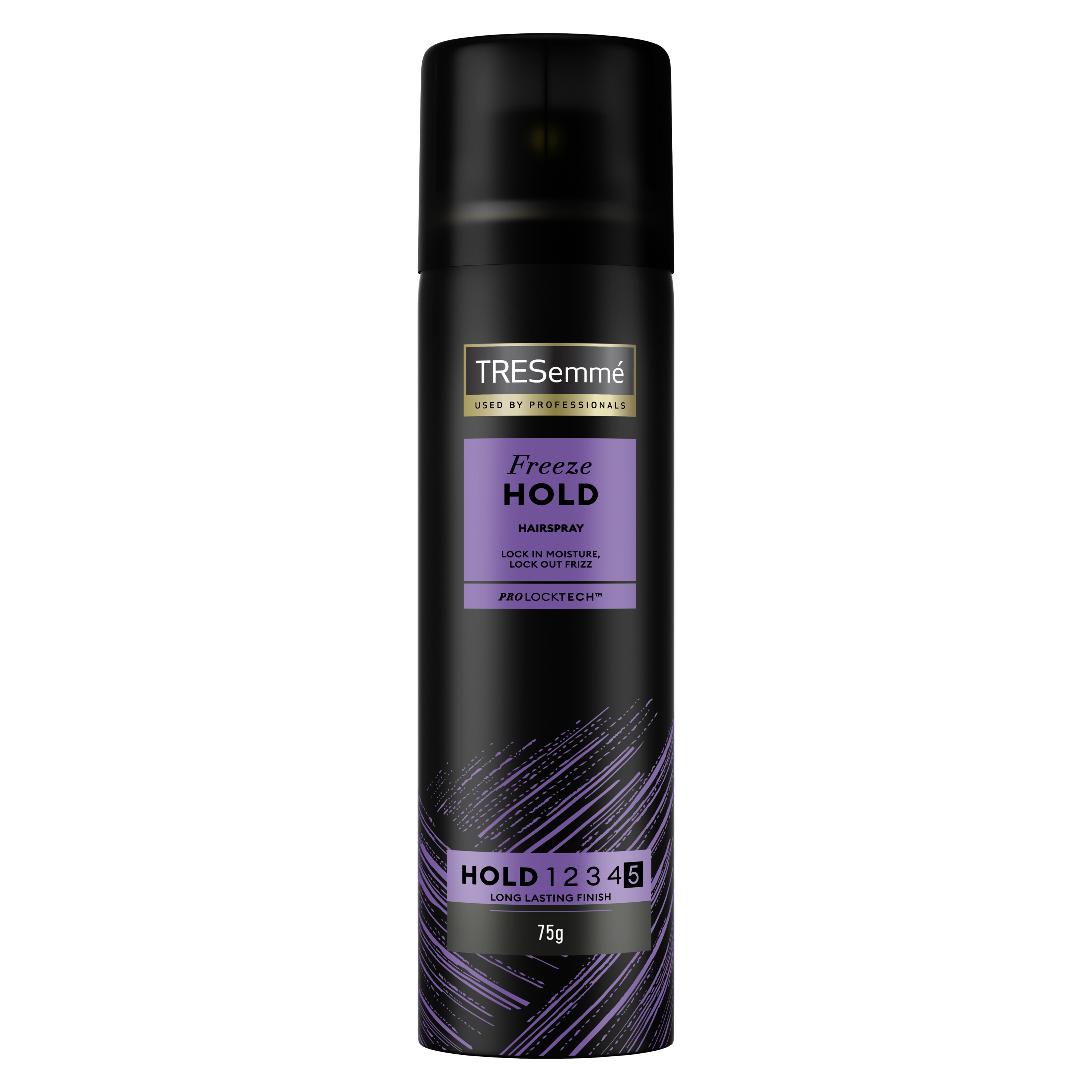 A 75g can of TRESemmé Salon Finish Freeze Hold Hairspray