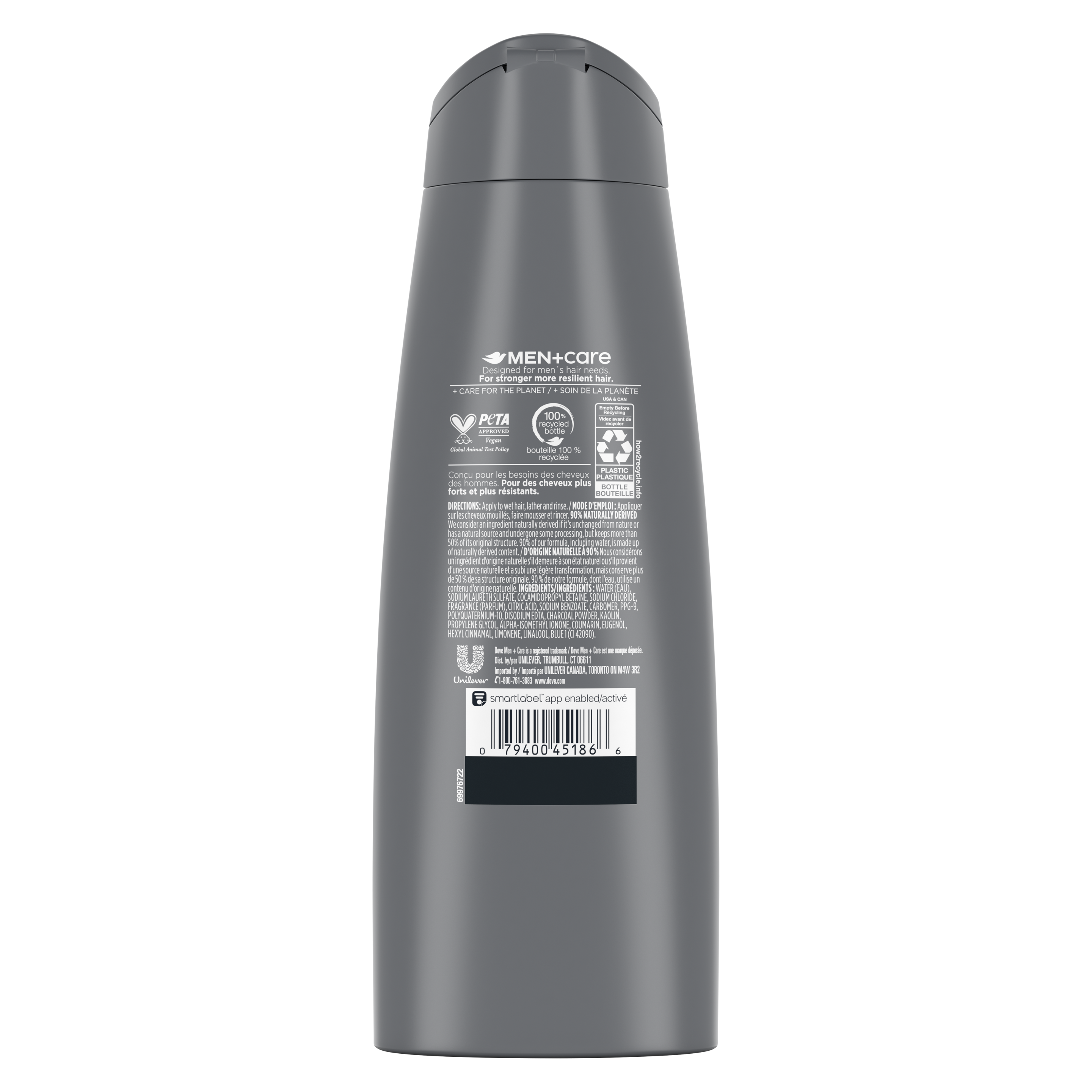 Men+Care Charcoal + Clay Purifying Shampoo